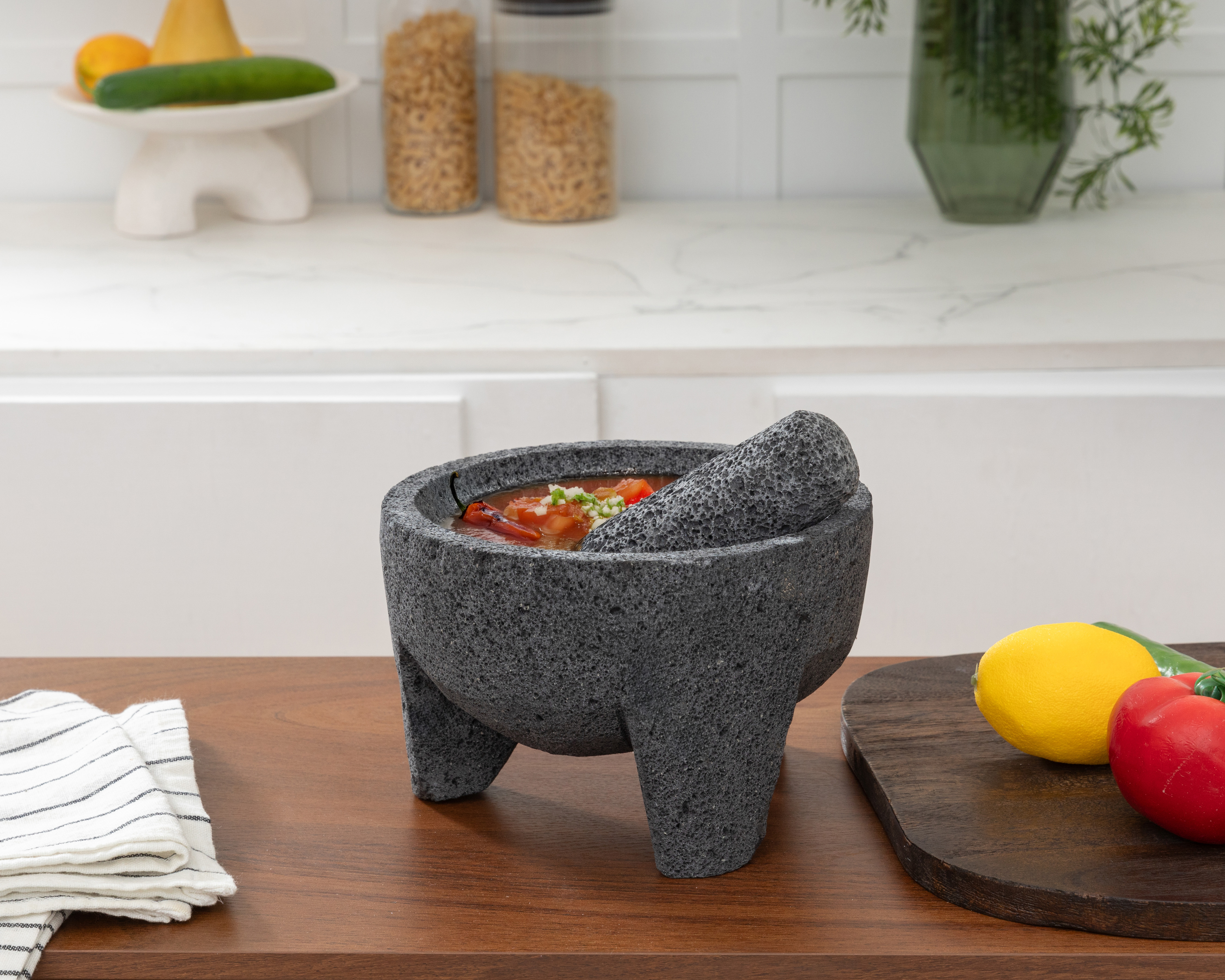 Foto 6 | Foto 6 | Molcajete Alpro de Piedra Volcánica