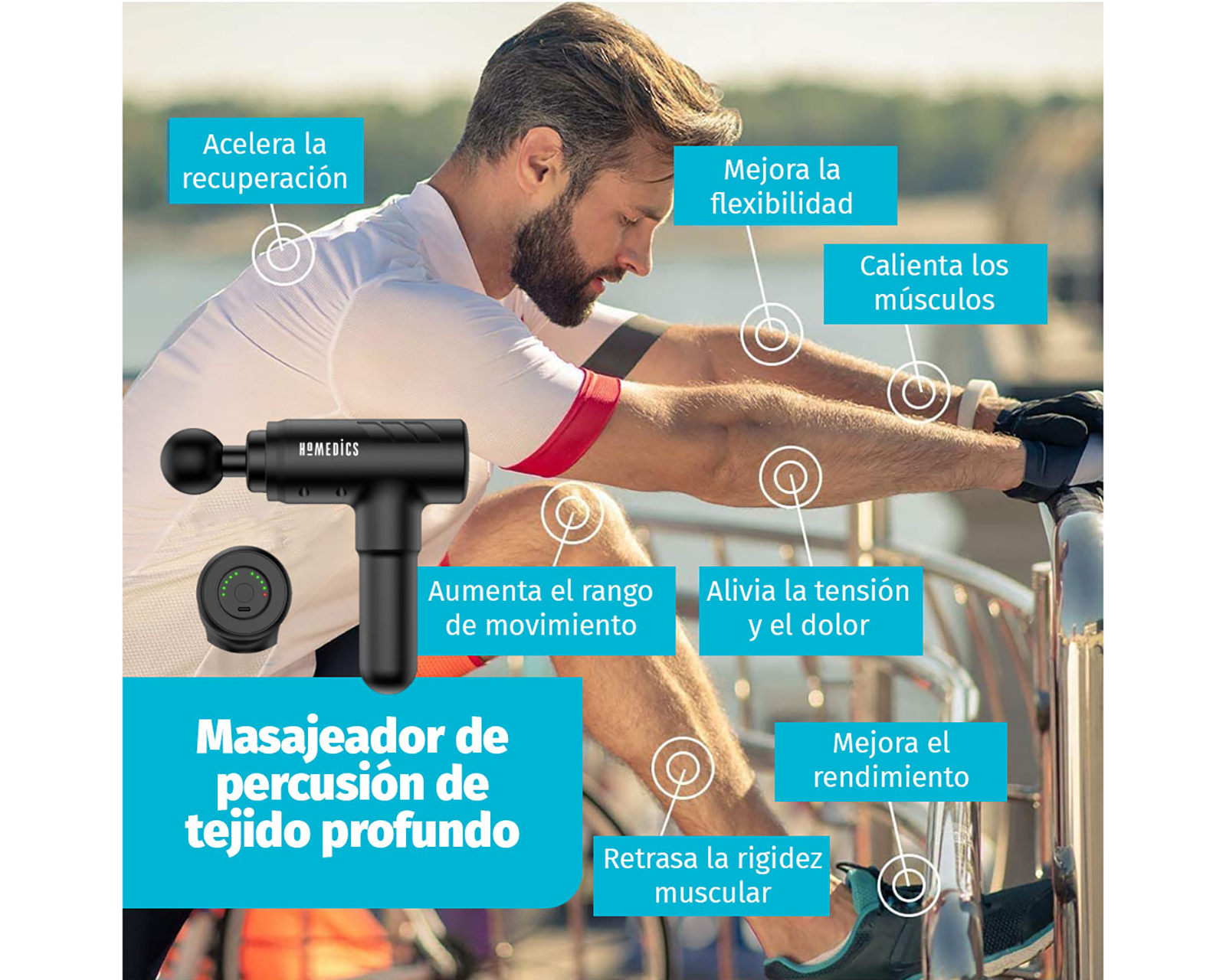 Foto 8 pulgar | Foto 7 | Masajeador Homedics Recargable