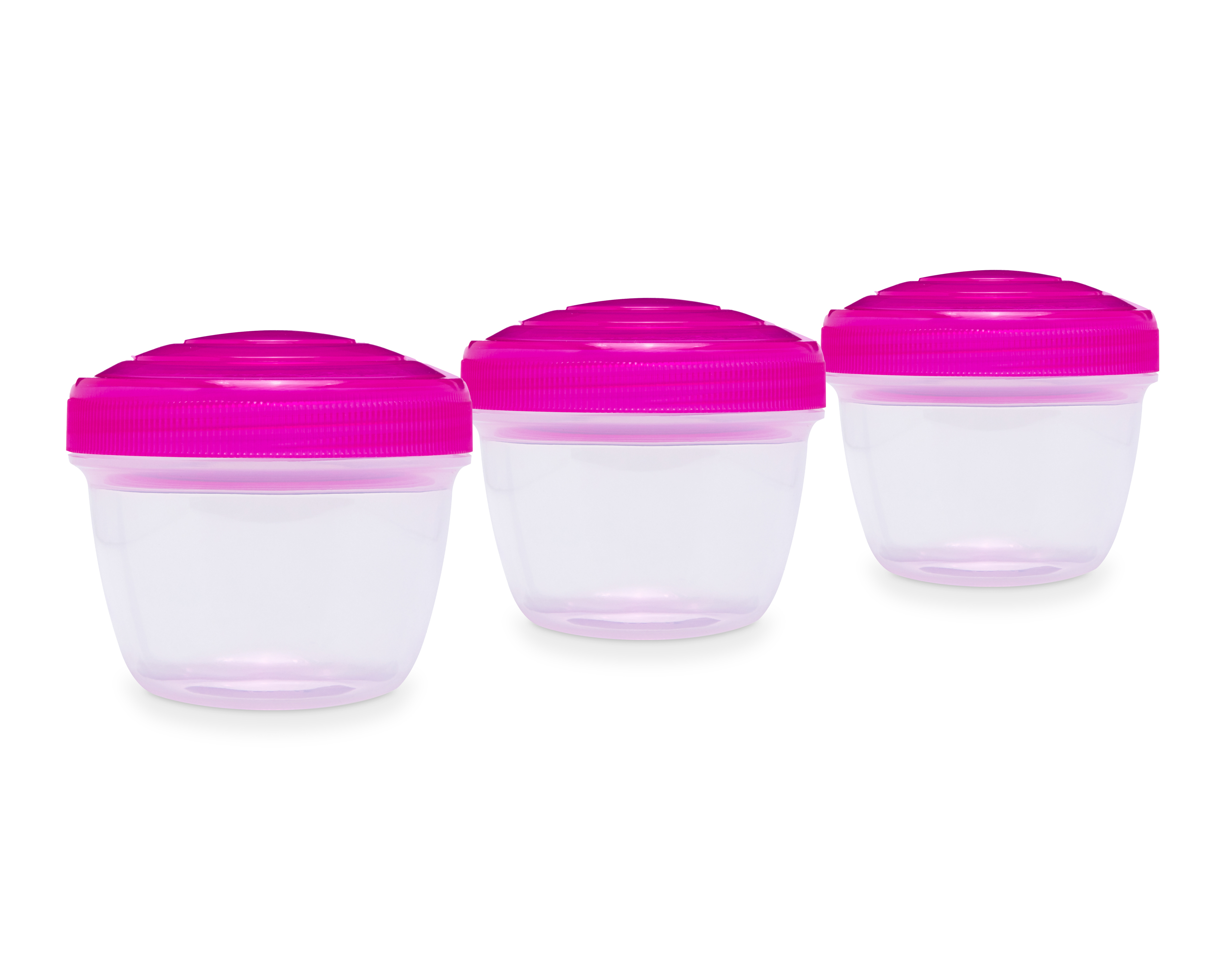 Contenedor de Plástico +Simple 140 ml 3 Piezas