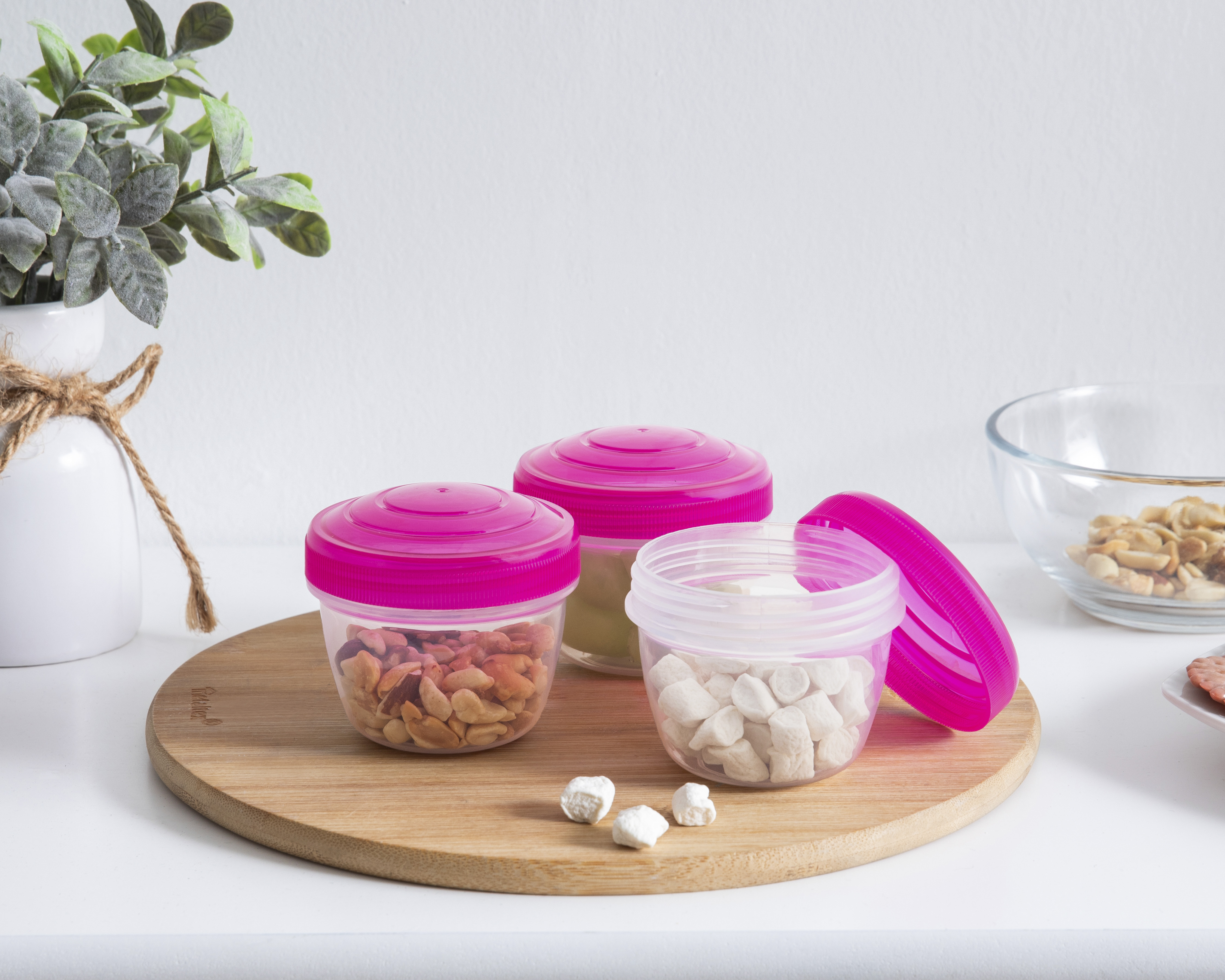 Foto 5 | Foto 5 | Contenedor de Plástico +Simple 140 ml 3 Piezas