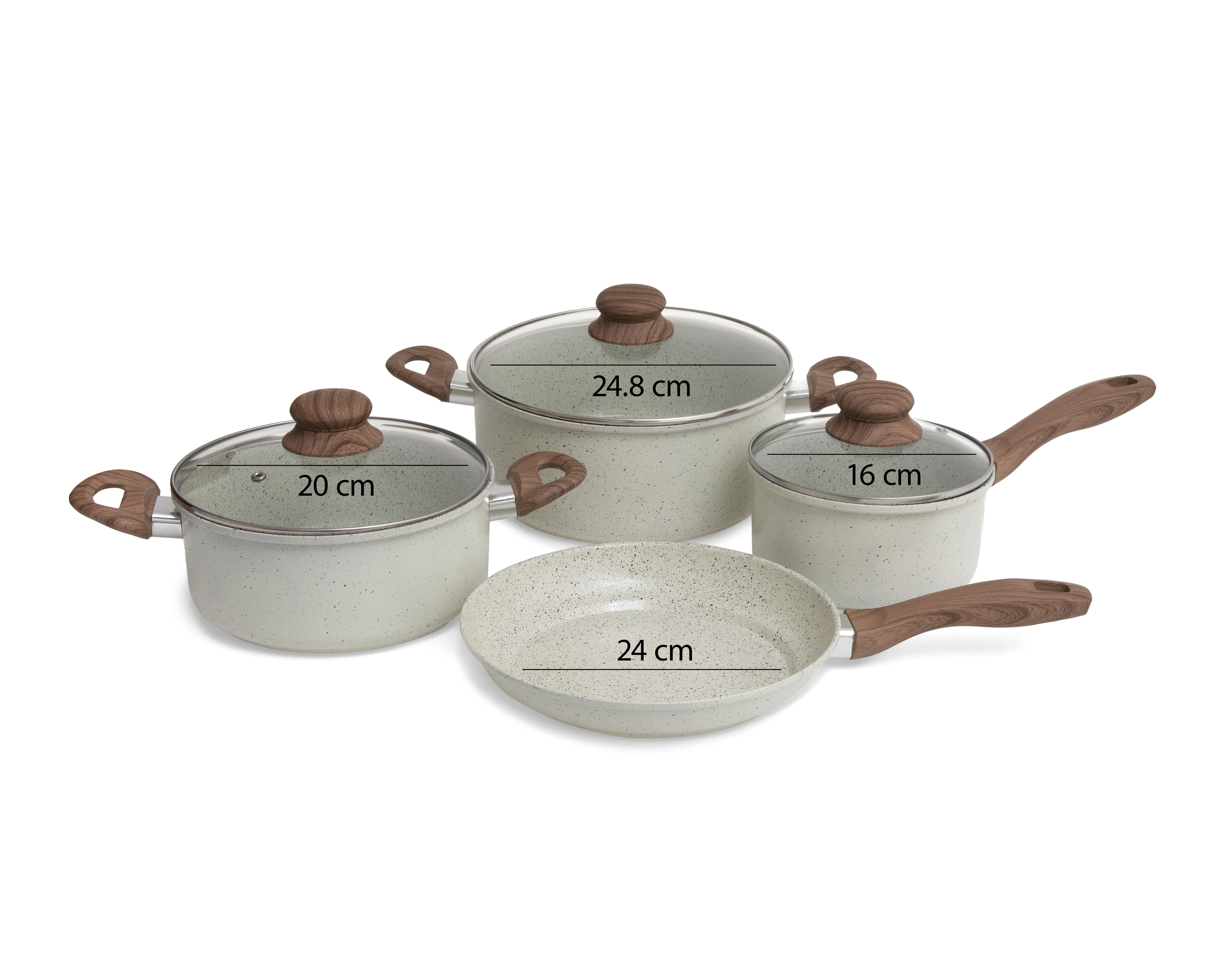 Foto 6 | Foto 6 | Batería de Cocina Alpine Cuisine 4 Piezas de Acero al Carbón