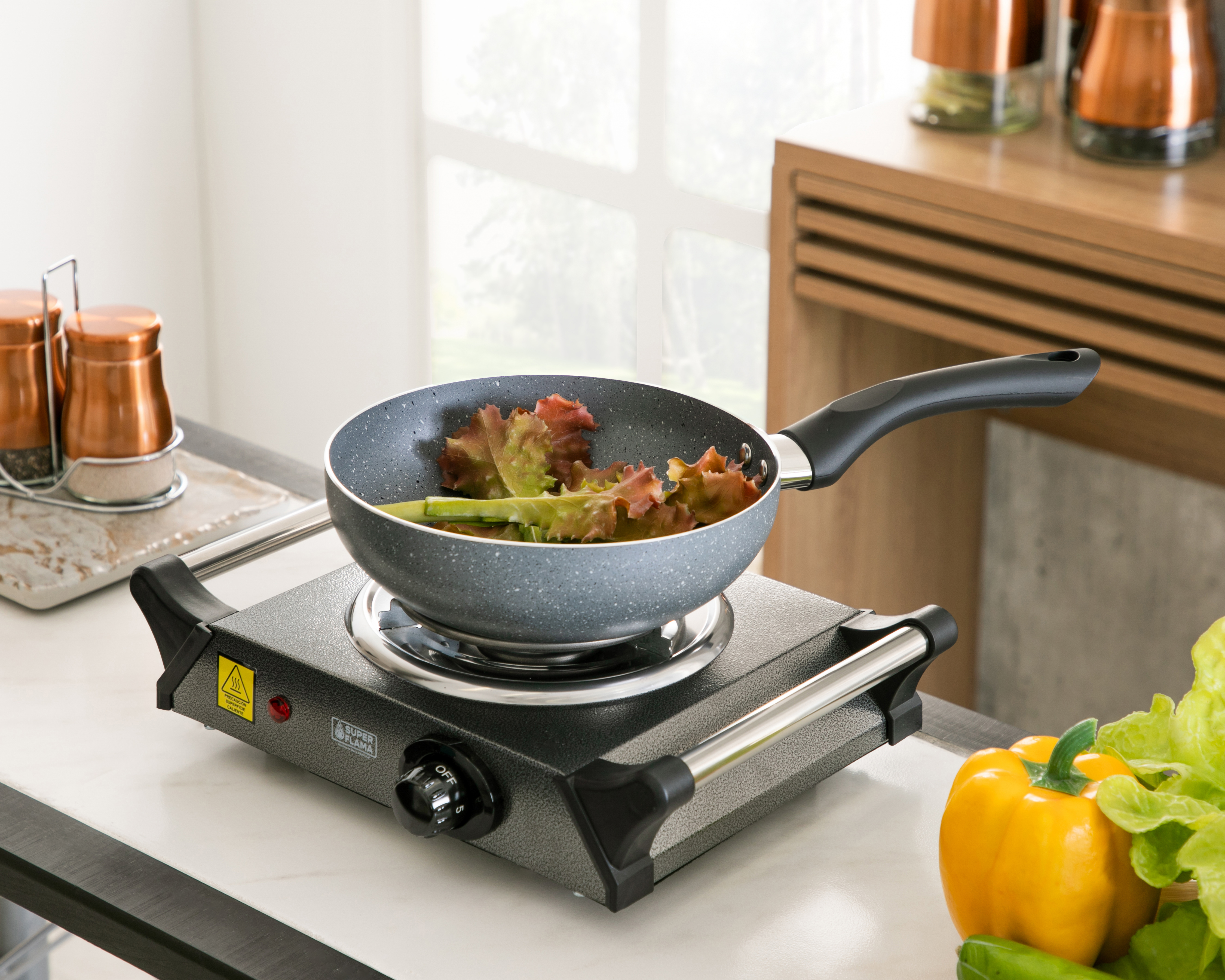 Foto 6 pulgar | Foto 5 | Sartén Wok Record de Aluminio 20 cm