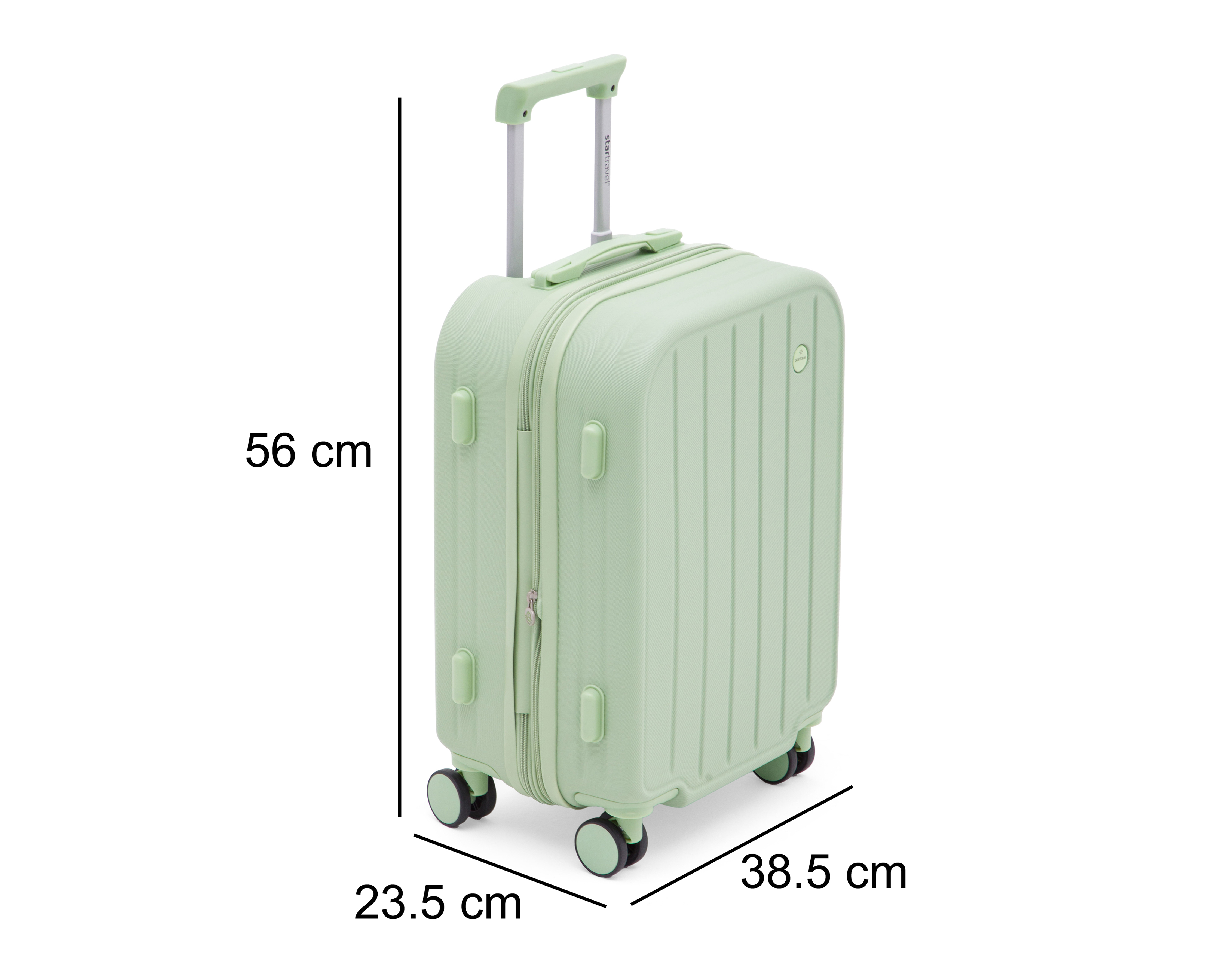 Foto 10 | Foto 9 | Maleta Vertical Startravel Korea 20 Pulgadas Verde