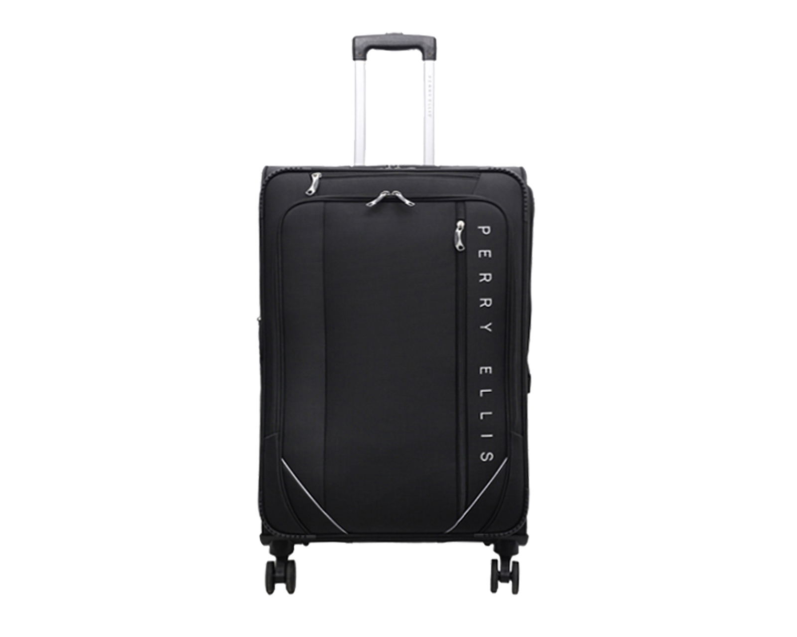 Maleta Vertical Perry Ellis 24 Pulgadas Negra