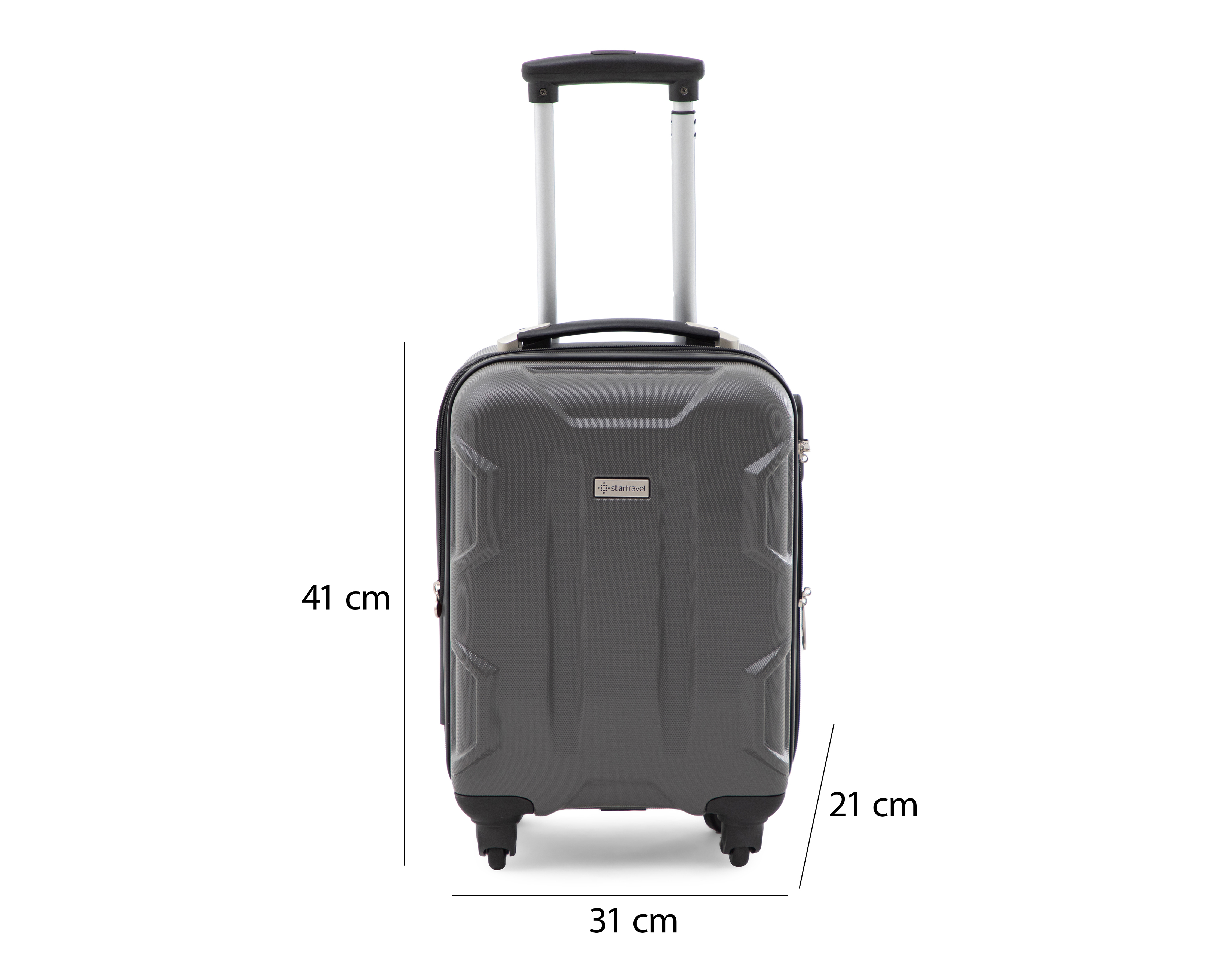 Foto 10 pulgar | Foto 9 | Maleta Vertical Startravel Taipei 16 Pulgadas Gris