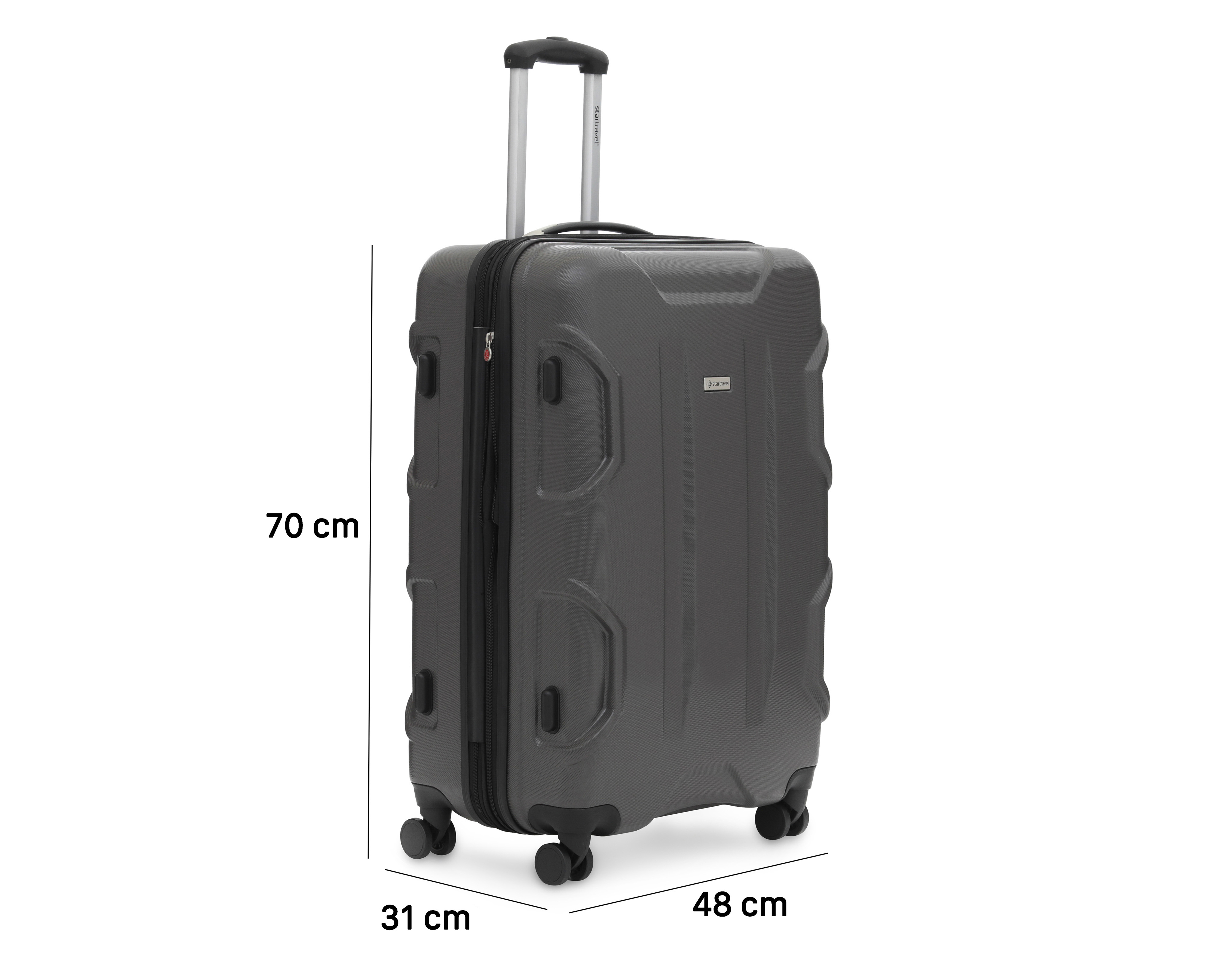 Foto 9 | Foto 9 | Maleta con Ruedas Startravel Taipei 28 Pulgadas Gris