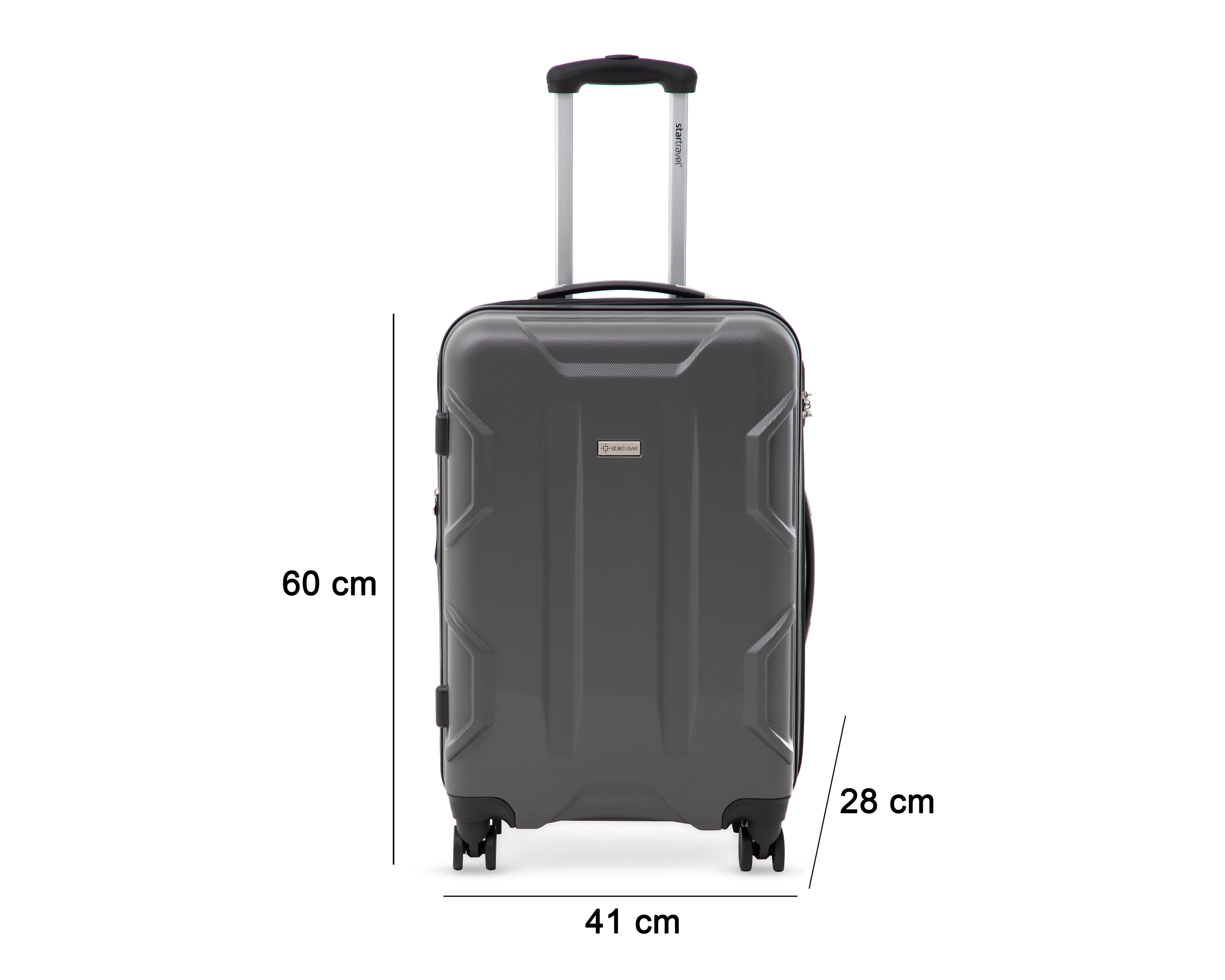 Foto 10 pulgar | Foto 9 | Maleta Vertical Startravel Taipei 24 Pulgadas Gris