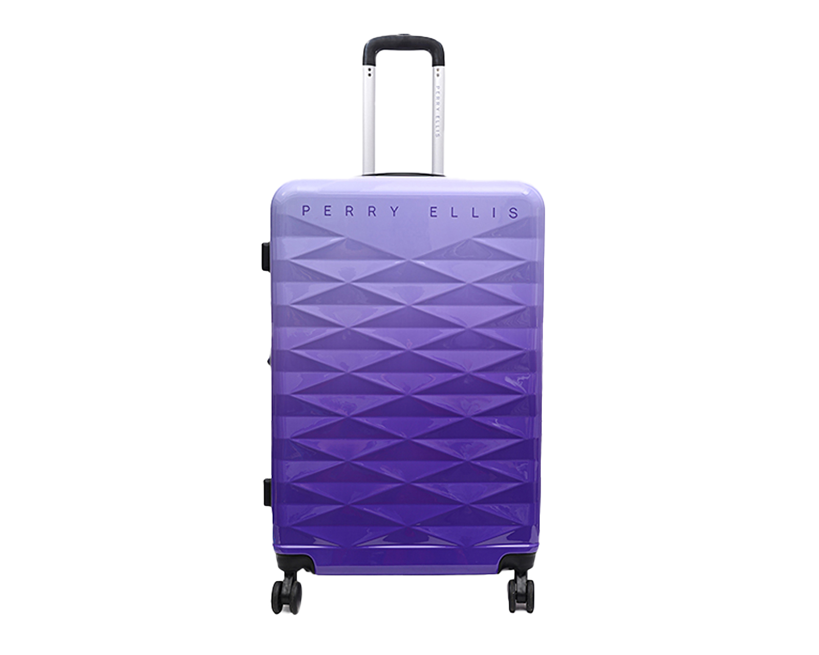 Maleta Vertical Perry Ellis 24 Pulgadas Morada