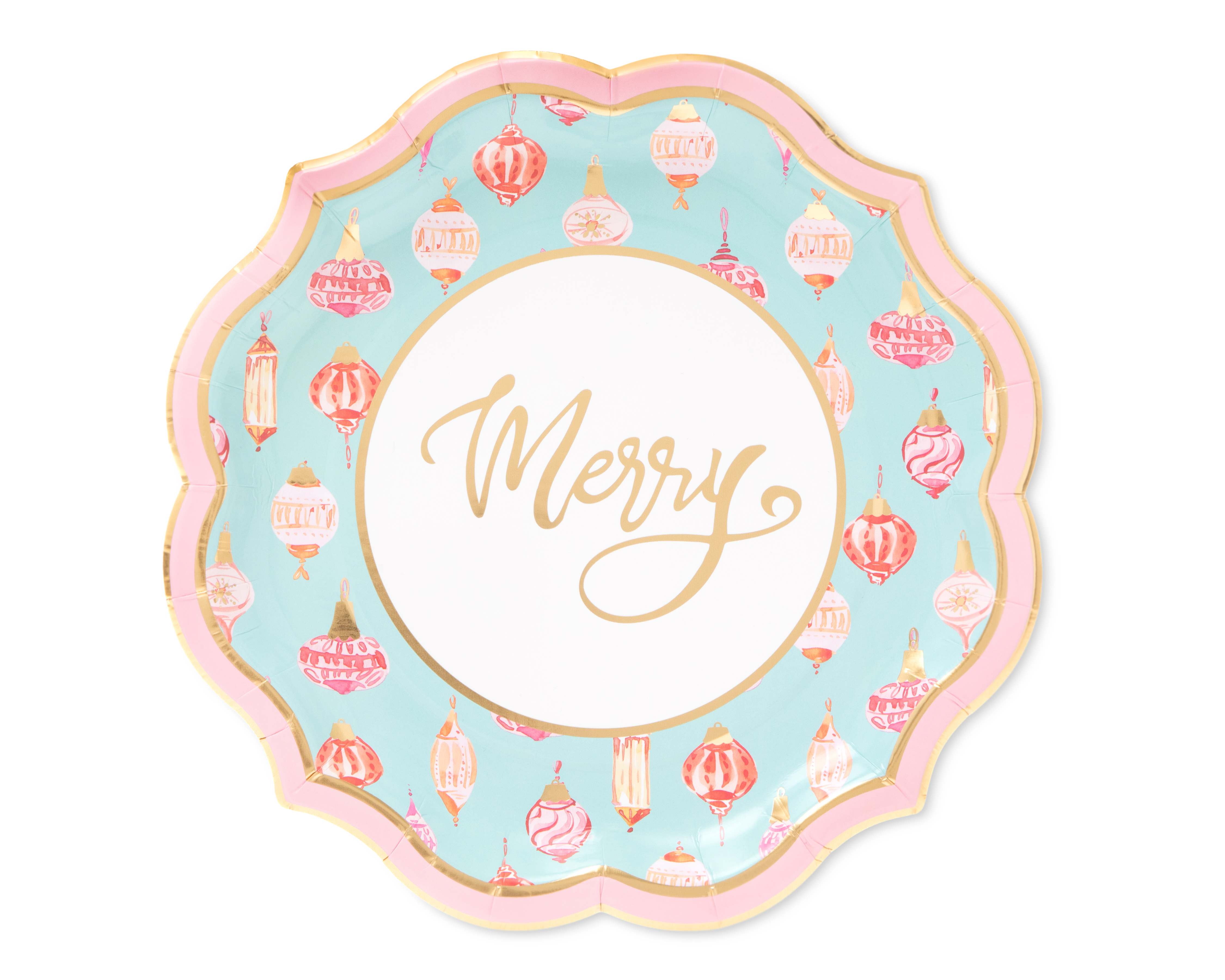 Foto 2 | Foto 2 | Plato de Cartón Azul - Rosa