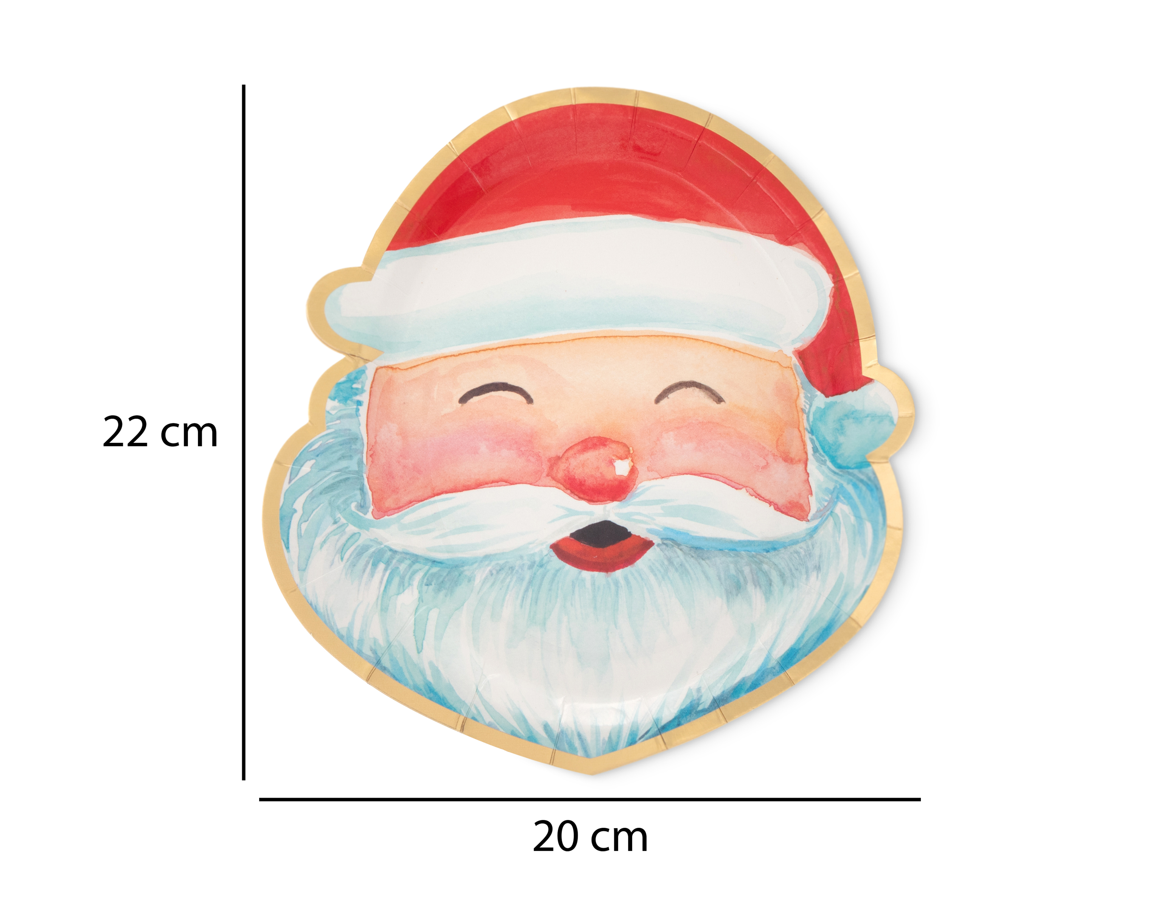 Foto 4 | Foto 4 | Plato de Cartón Rojo - Blanco