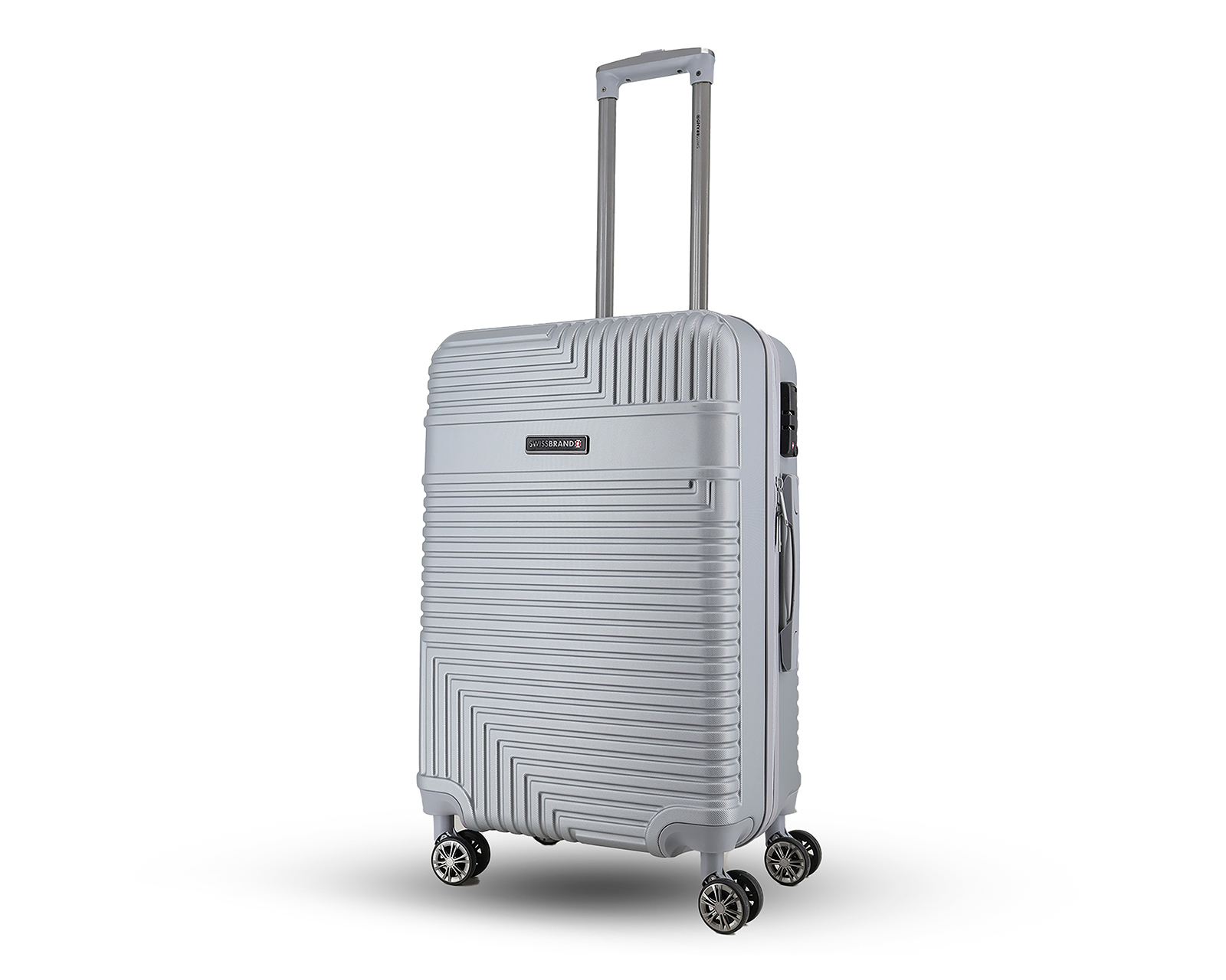 Foto 2 | Foto 2 | Maleta con Ruedas Swissbrand Bruneli 24" Plateada