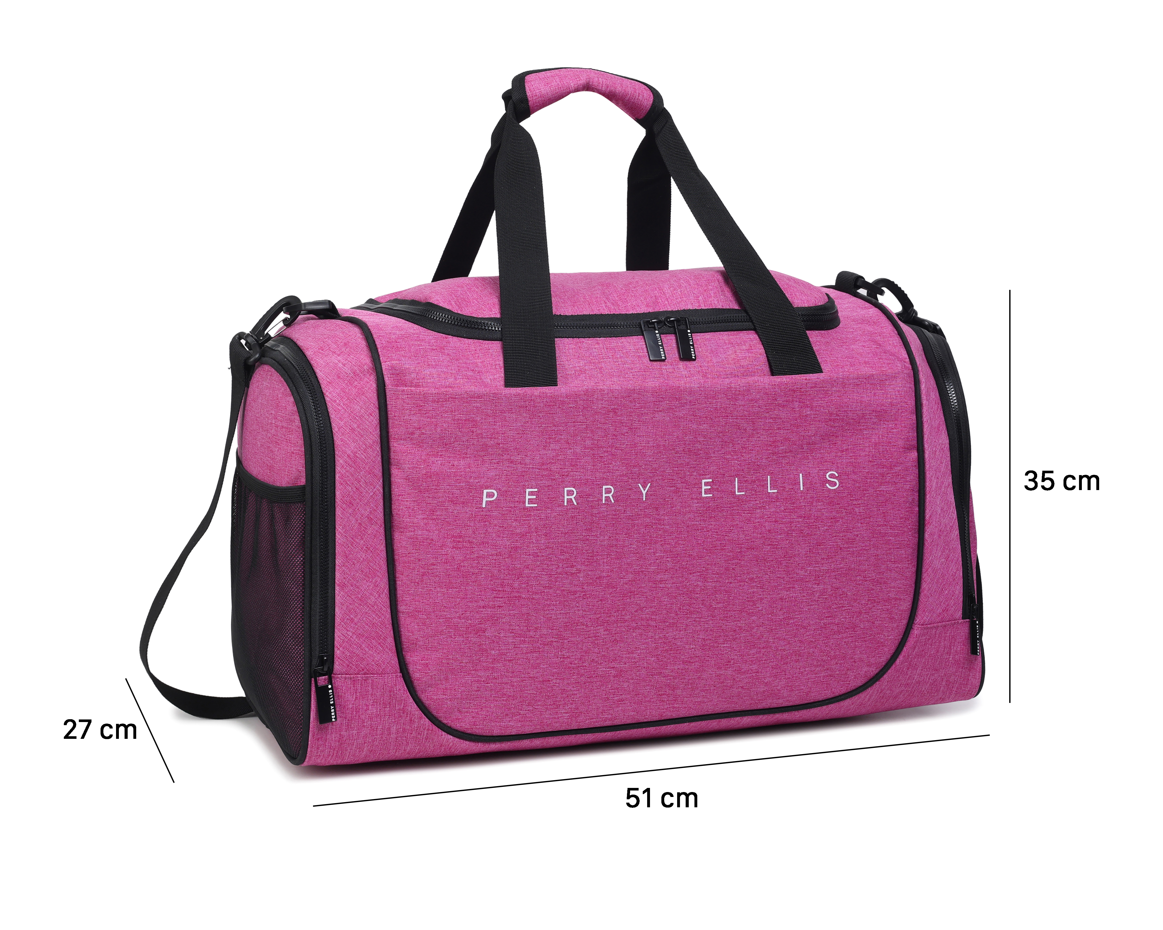 Foto 6 pulgar | Foto 5 | Maleta Deportiva Perry Ellis 20 Pulgadas Rosa