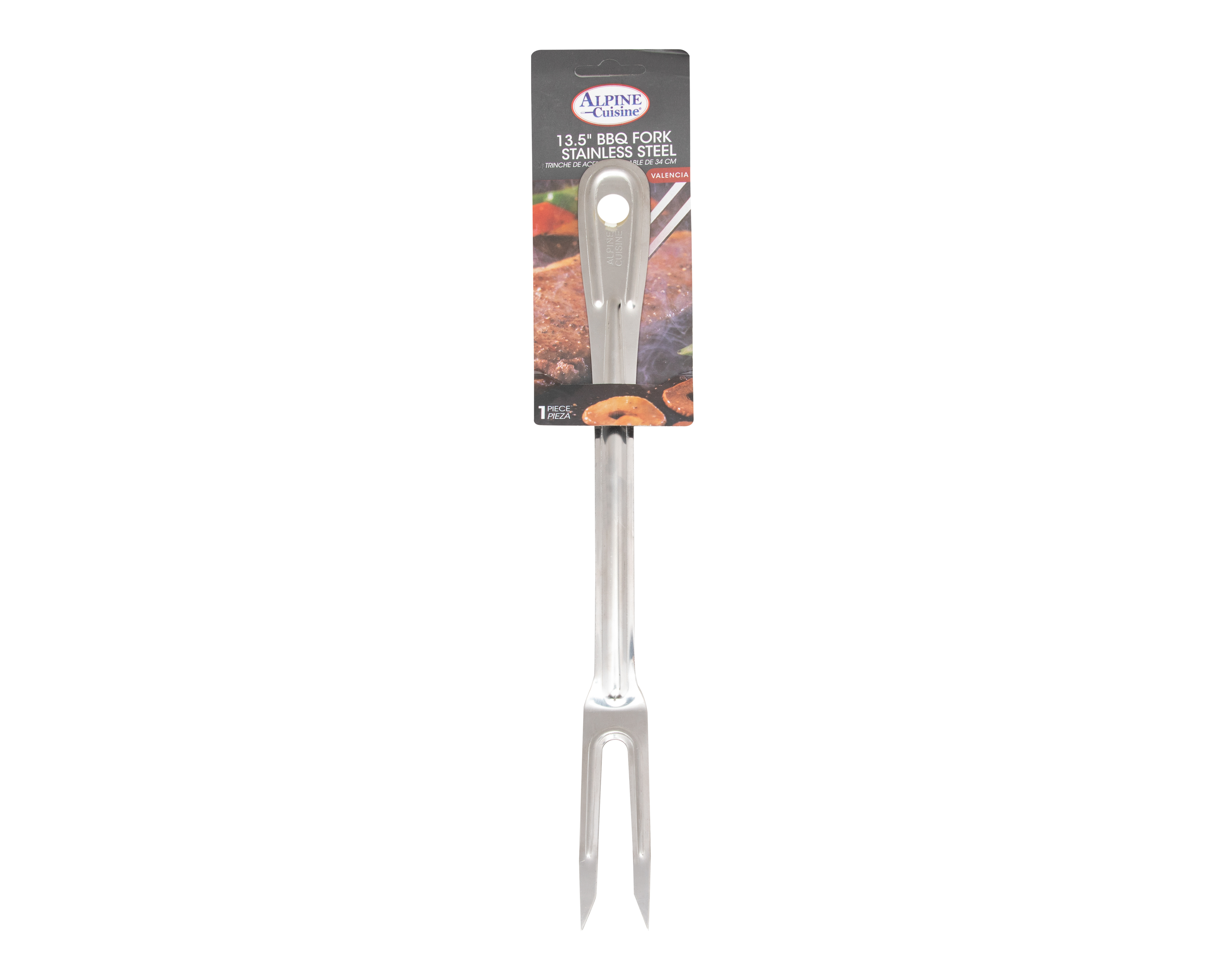 Foto 4 | Foto 4 | Tenedor para Barbacoas Alpine Cuisine 13.5" Acero Inoxidable