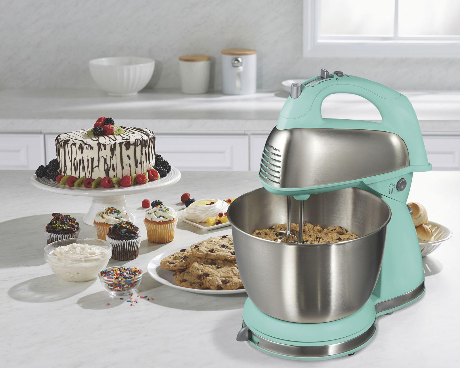 Foto 5 | Foto 5 | Batidora de Pedestal Hamilton Beach 2 en 1 con 6 Velocidades