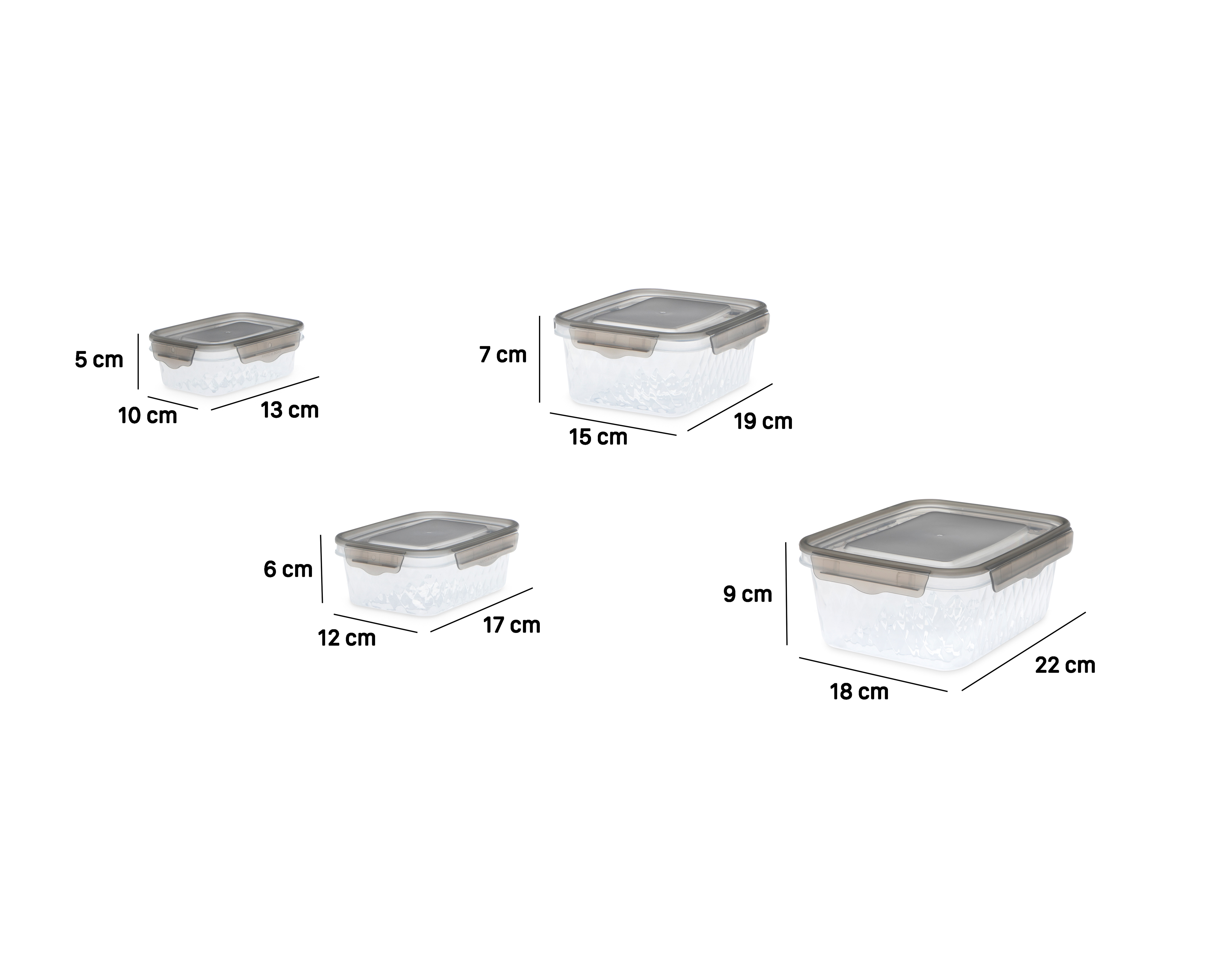 Foto 4 | Foto 4 | Contenedor de Plástico +Simple 4 Piezas