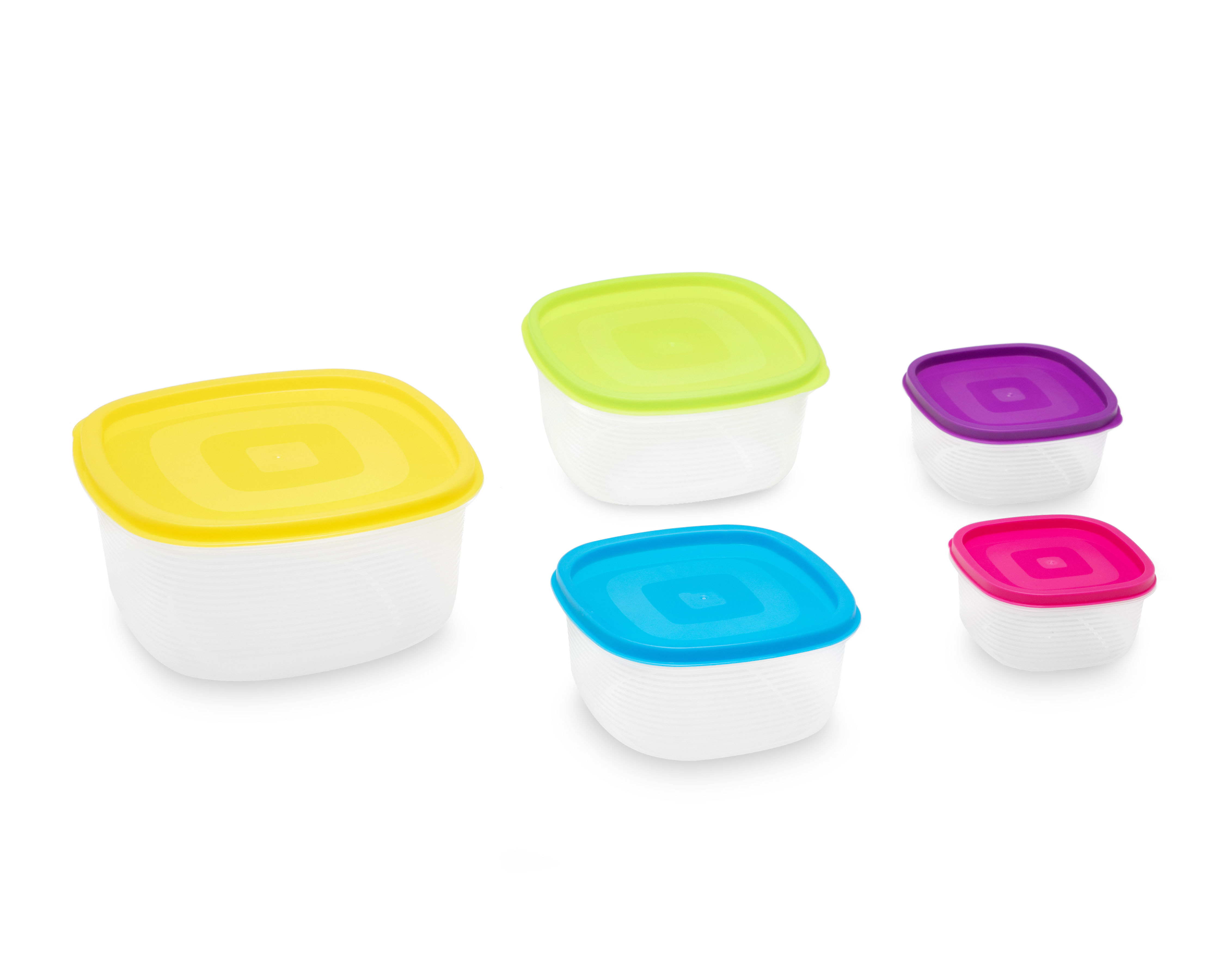 Foto 2 pulgar | Foto 1 | Contenedores de Plástico +Simple 5 Piezas