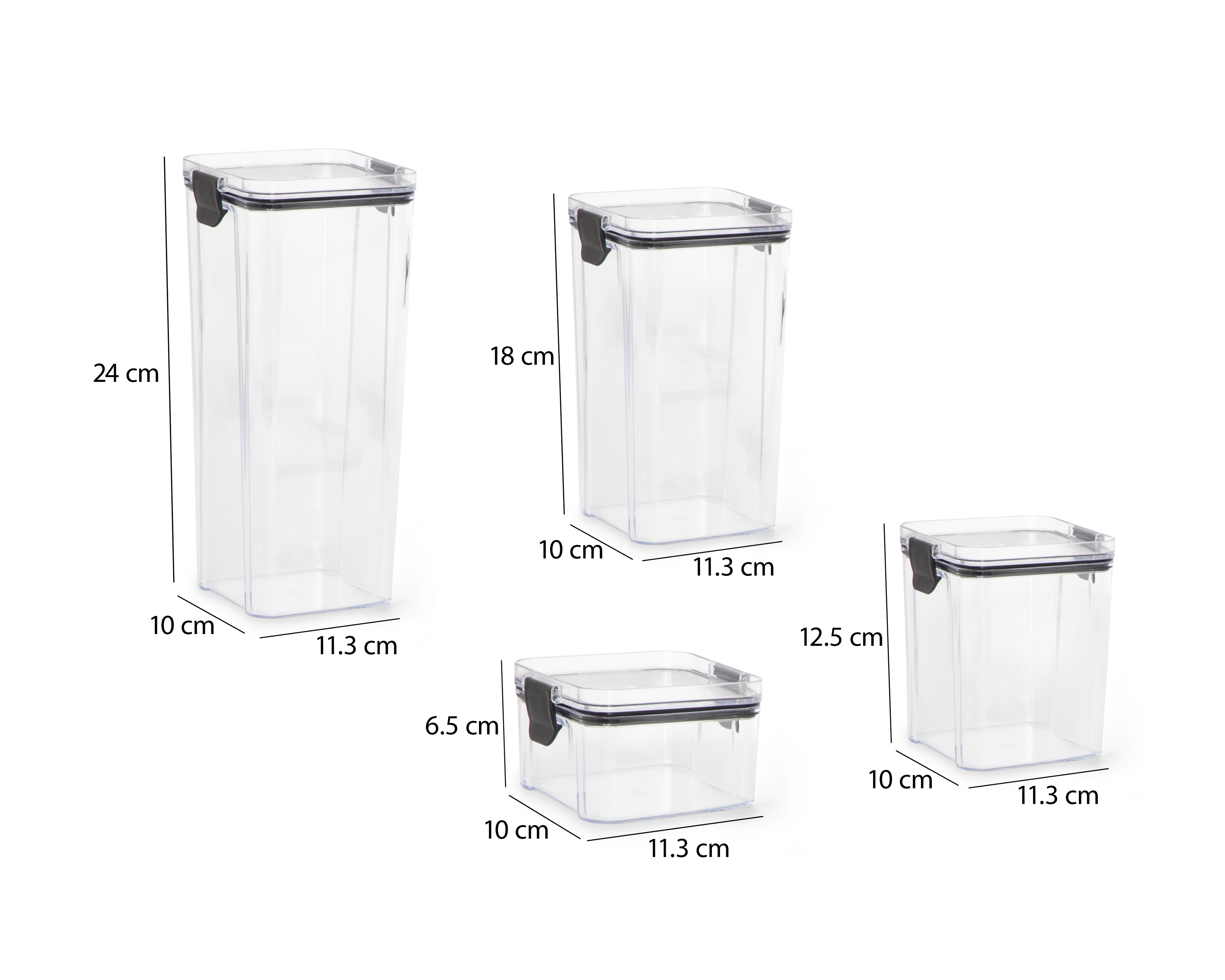 Foto 5 | Foto 5 | Contenedor de Plástico +Simple 6 Piezas