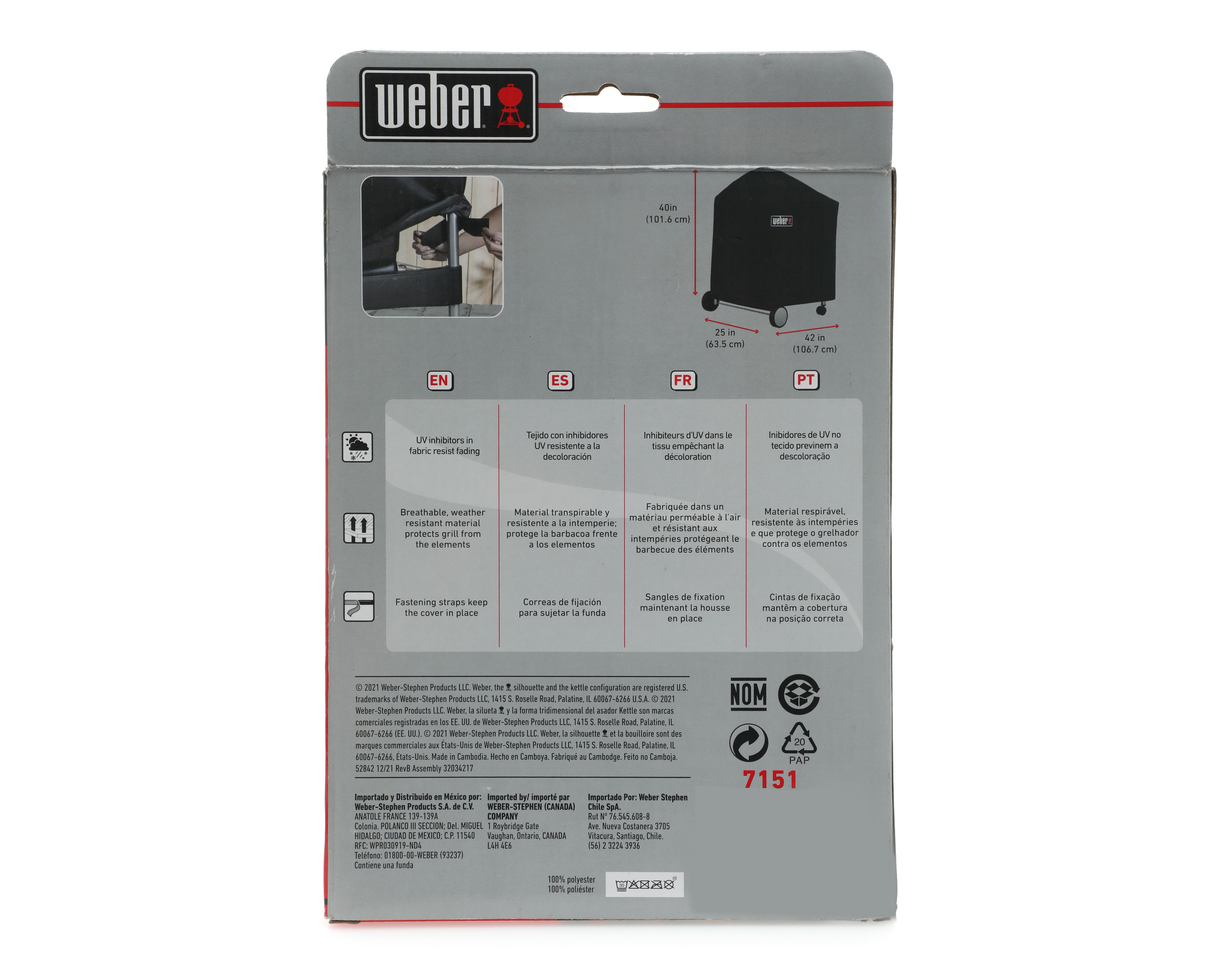 Foto 2 | Foto 2 | Funda para Asador Weber con Correas