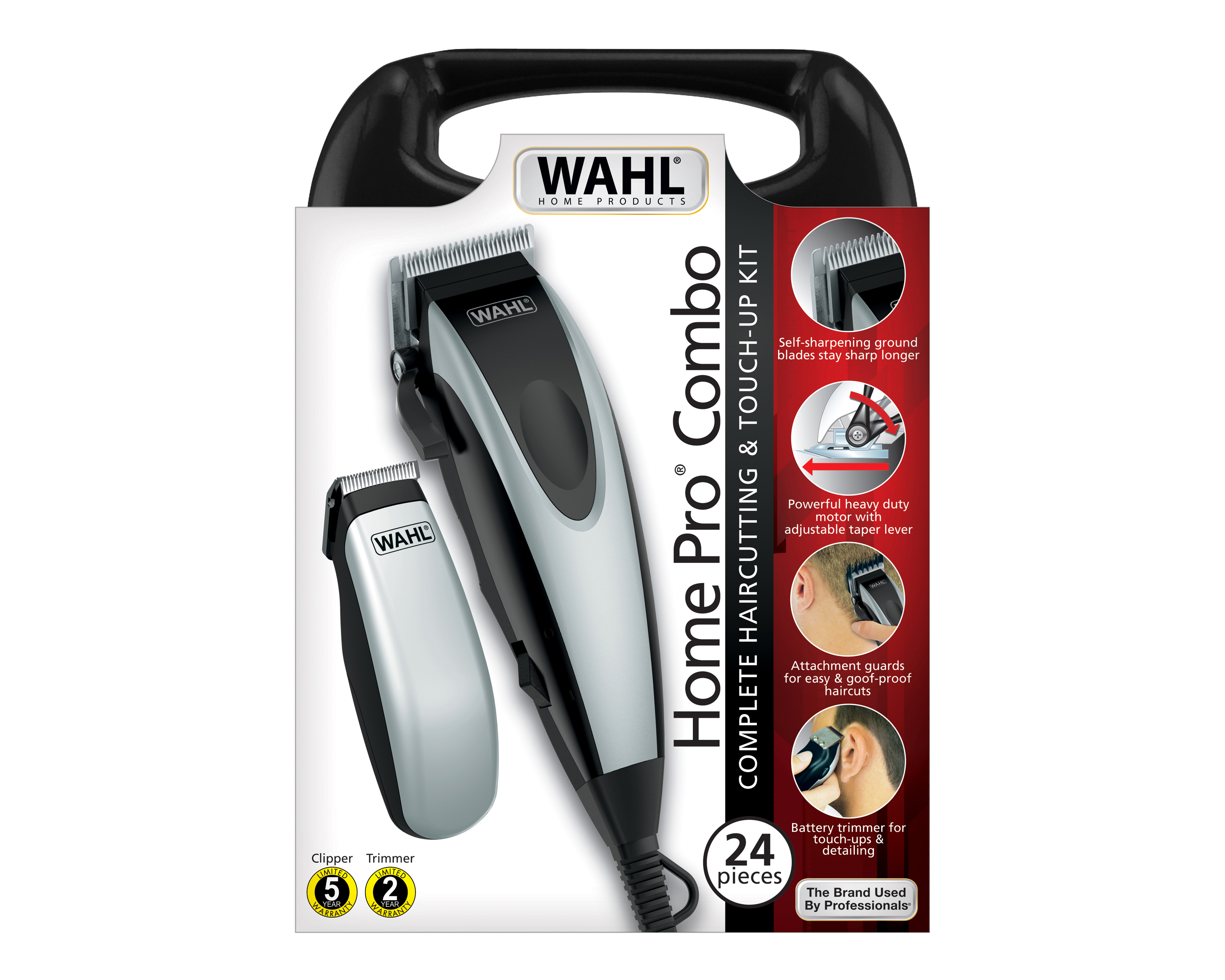 Foto 5 pulgar | Foto 4 | Cortadora de Cabello Wahl Home Pro Combo 24 Piezas