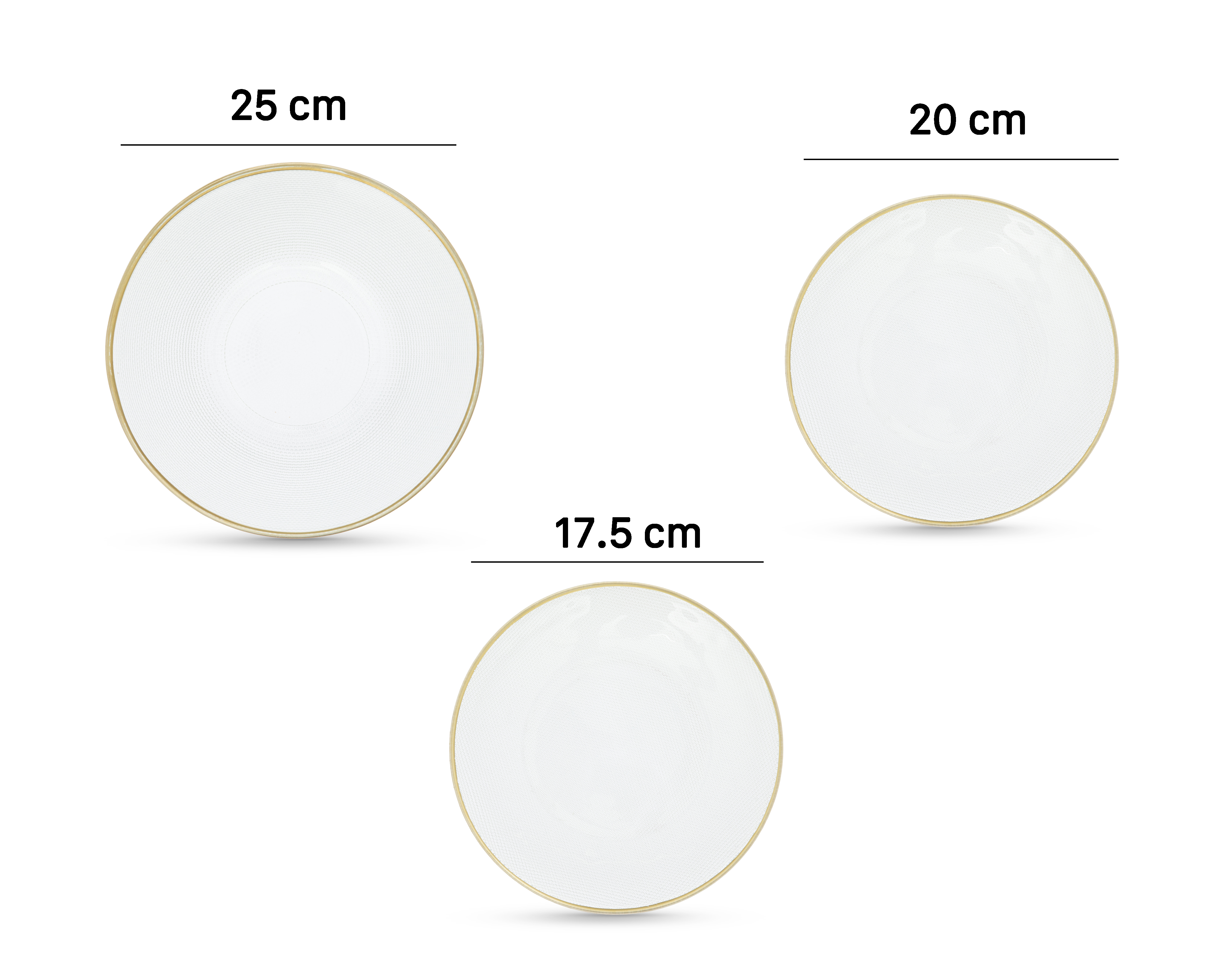 Foto 7 | Foto 7 | Vajilla de Vidrio Blanco para 4 Personas 12 Piezas