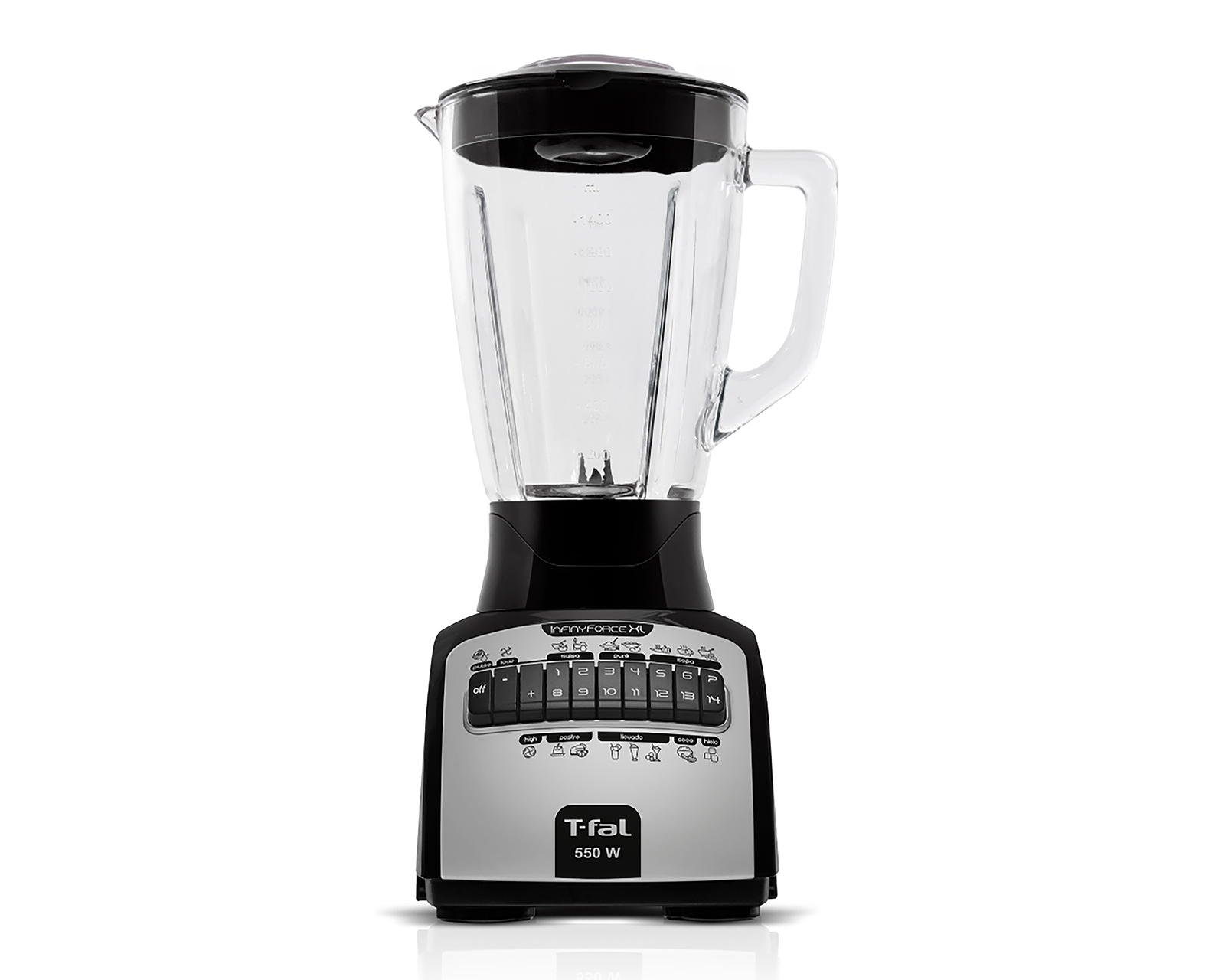 Foto 2 | Foto 2 | Licuadora T-FAL Infinityforce 14 Velocidades Vaso de Vidrio