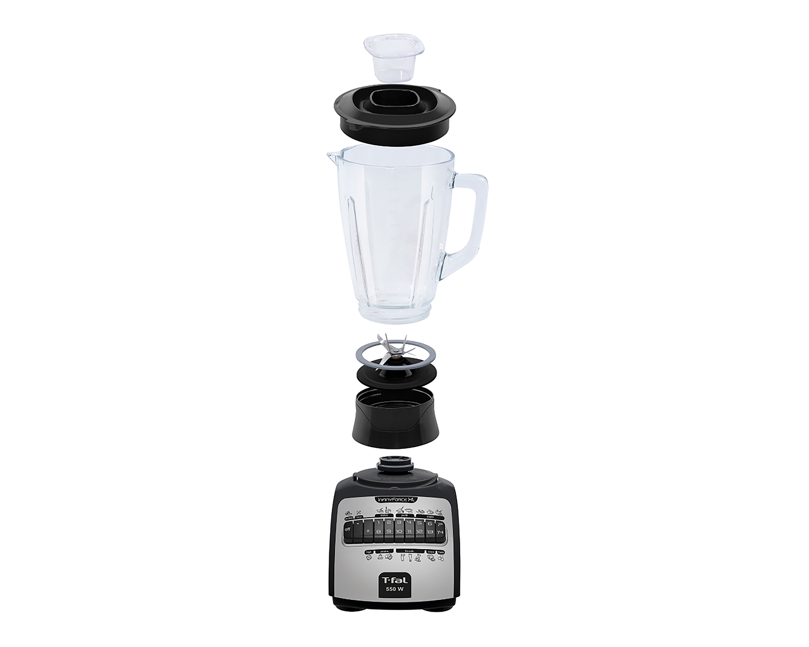 Foto 4 pulgar | Foto 3 | Licuadora T-FAL Infinityforce 14 Velocidades Vaso de Vidrio