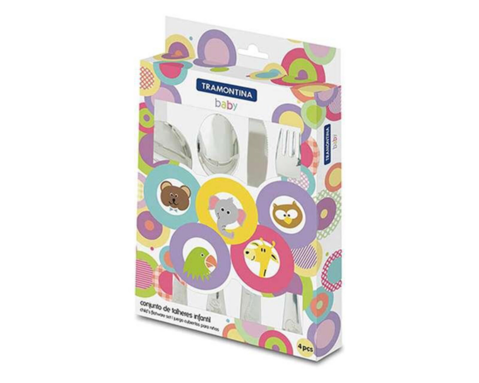 Foto 2 | Foto 2 | Juego de Cubiertos Tramontina para Bebé 4 Piezas