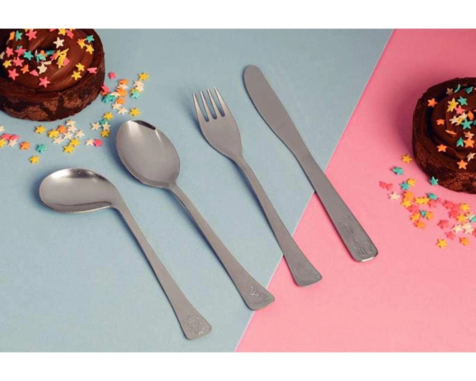 Foto 4 pulgar | Foto 3 | Juego de Cubiertos Tramontina para Bebé 4 Piezas