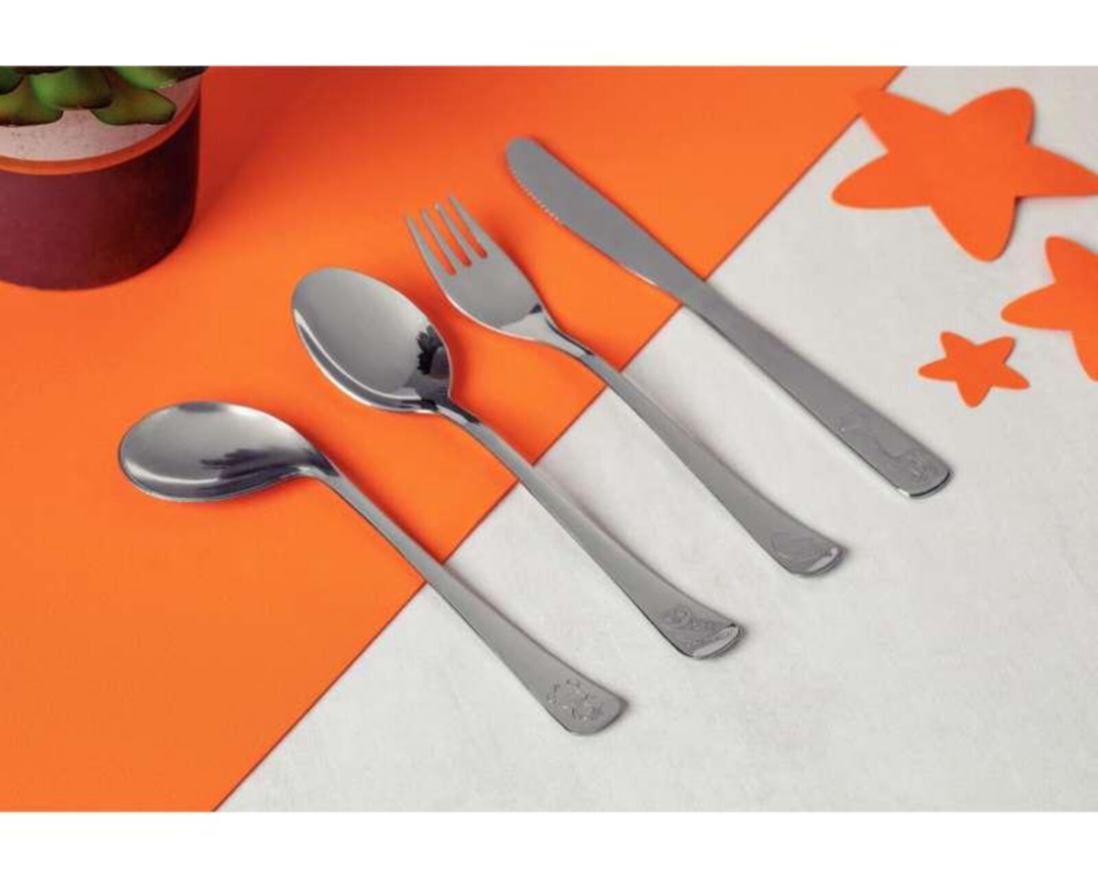 Foto 4 | Foto 4 | Juego de Cubiertos Tramontina para Bebé 4 Piezas