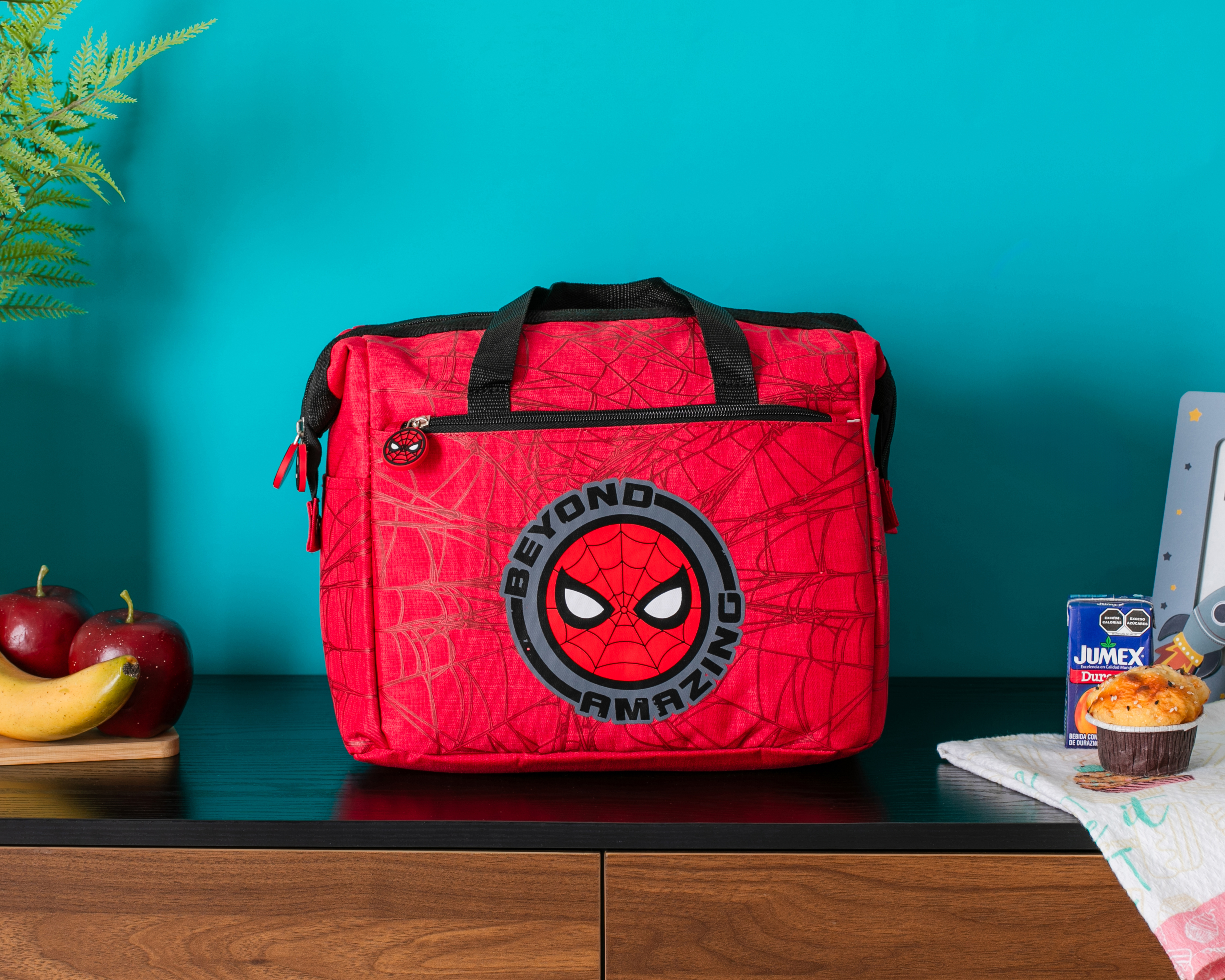 Foto 4 | Foto 4 | Lonchera Infantil Fun Kids Spider-Man Roja