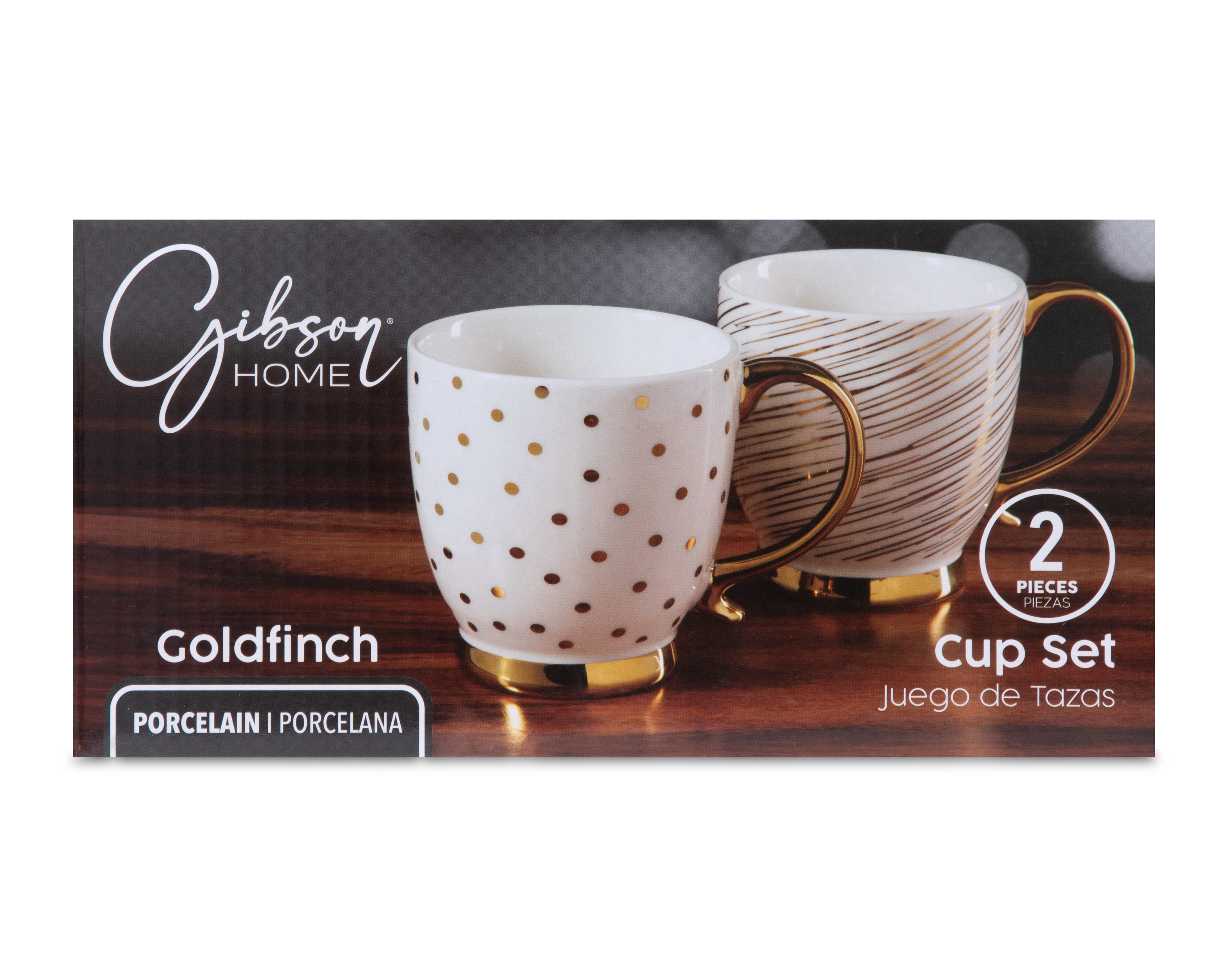 Foto 5 | Foto 5 | Taza de Porcelana Gibson Home 493 ml 2 Piezas
