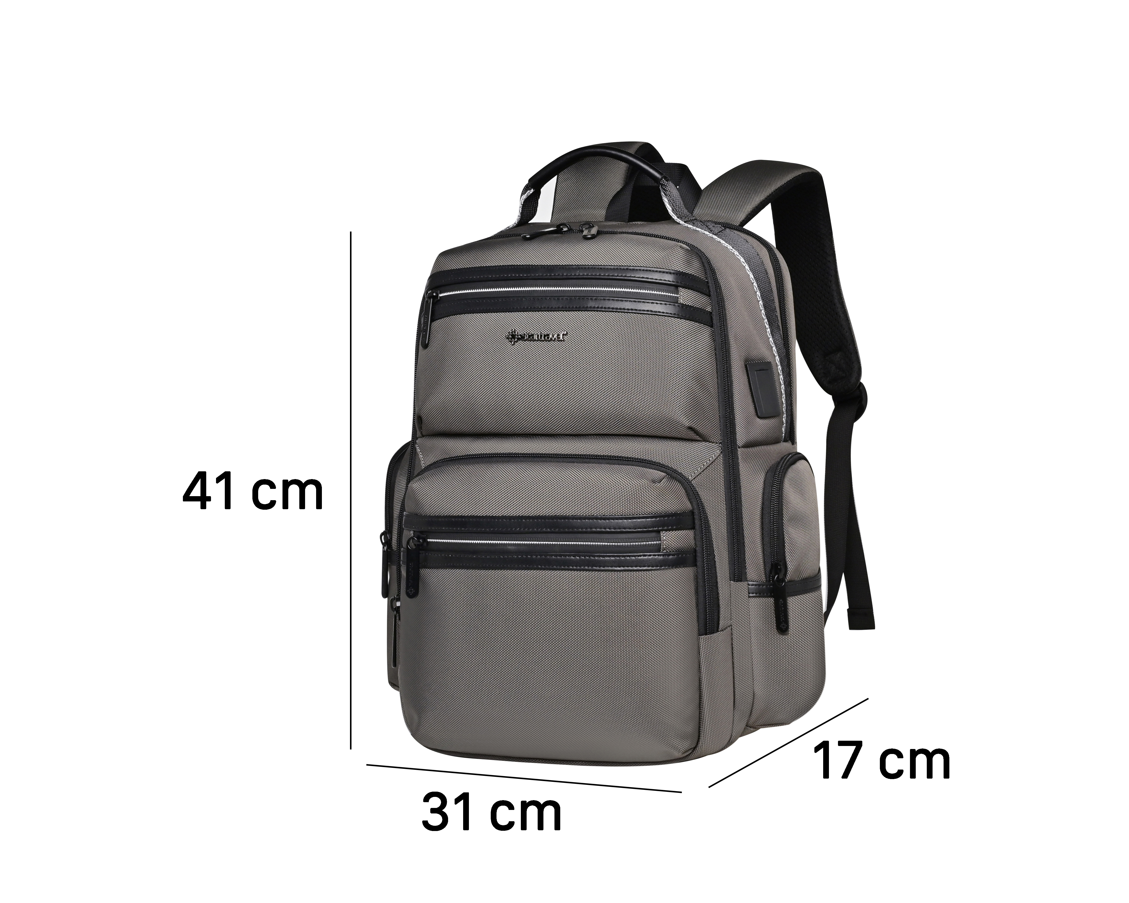 Foto 10 pulgar | Foto 9 | Mochila para Laptop Startravel Beta Lite Gris