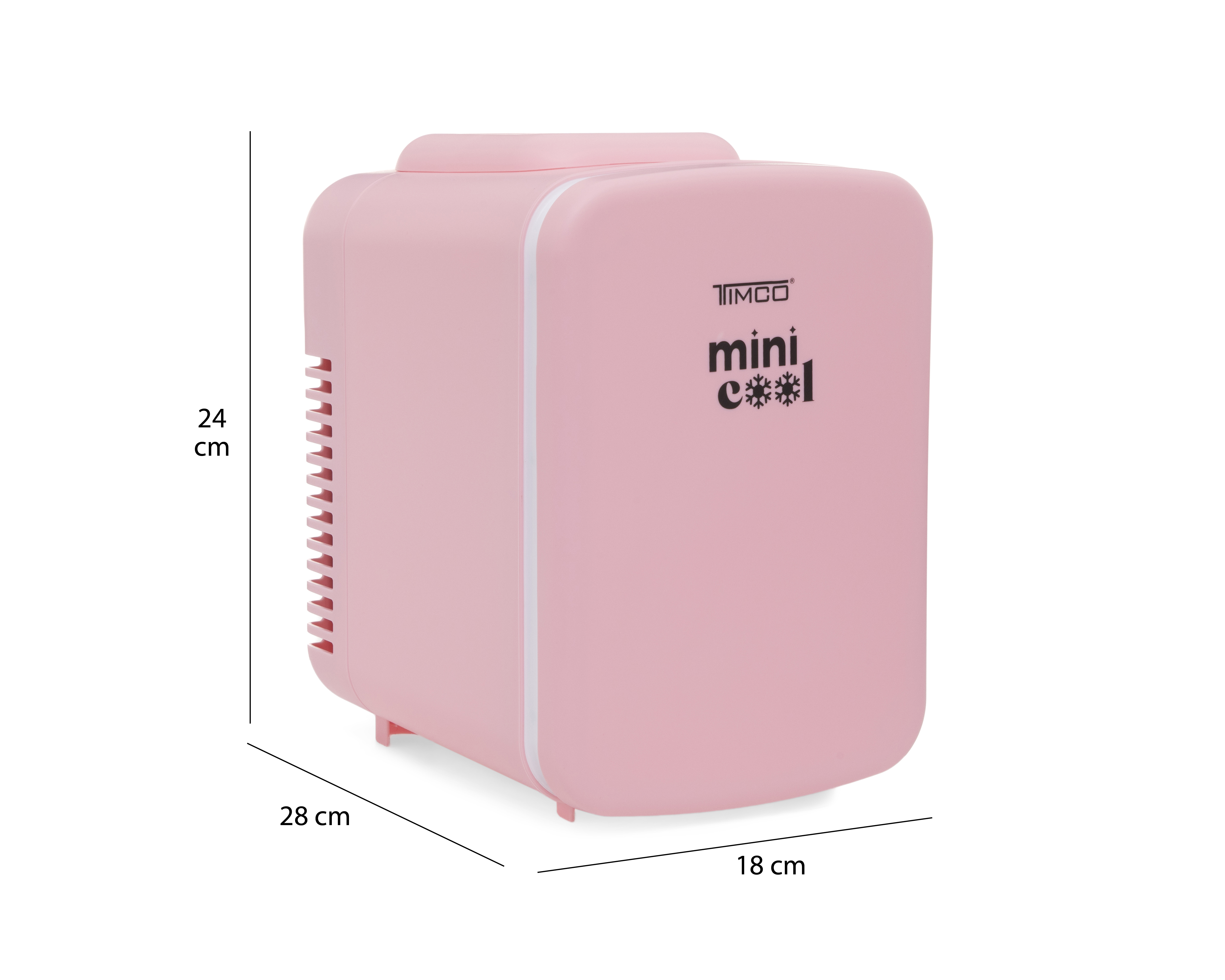 Foto 8 pulgar | Foto 7 | Mini Refrigerador Timco 6 Latas Rosa REMIN4LA1