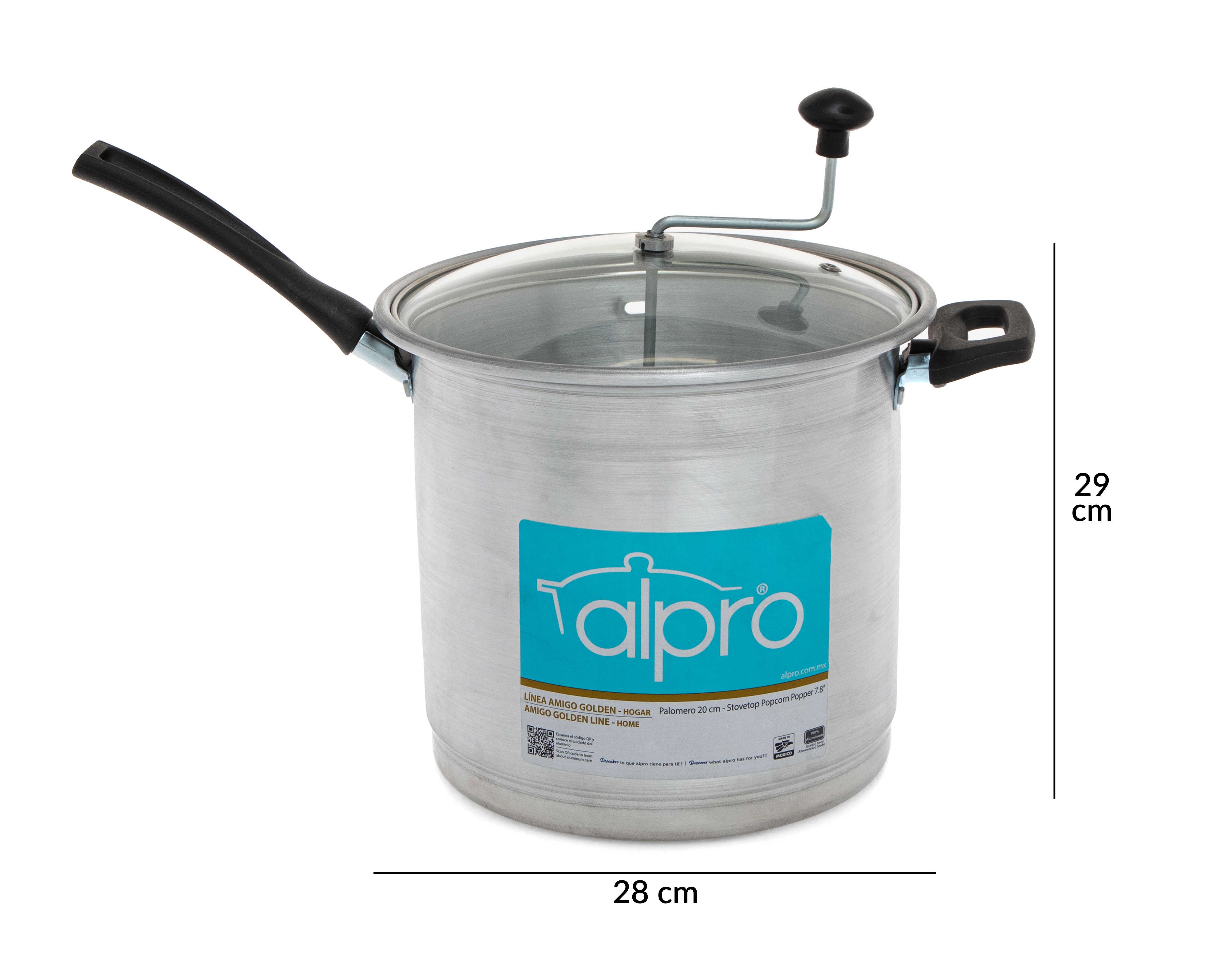 Foto 5 | Foto 5 | Olla Palomera Alpro 104 20 CM 6.28 Litros de Aluminio