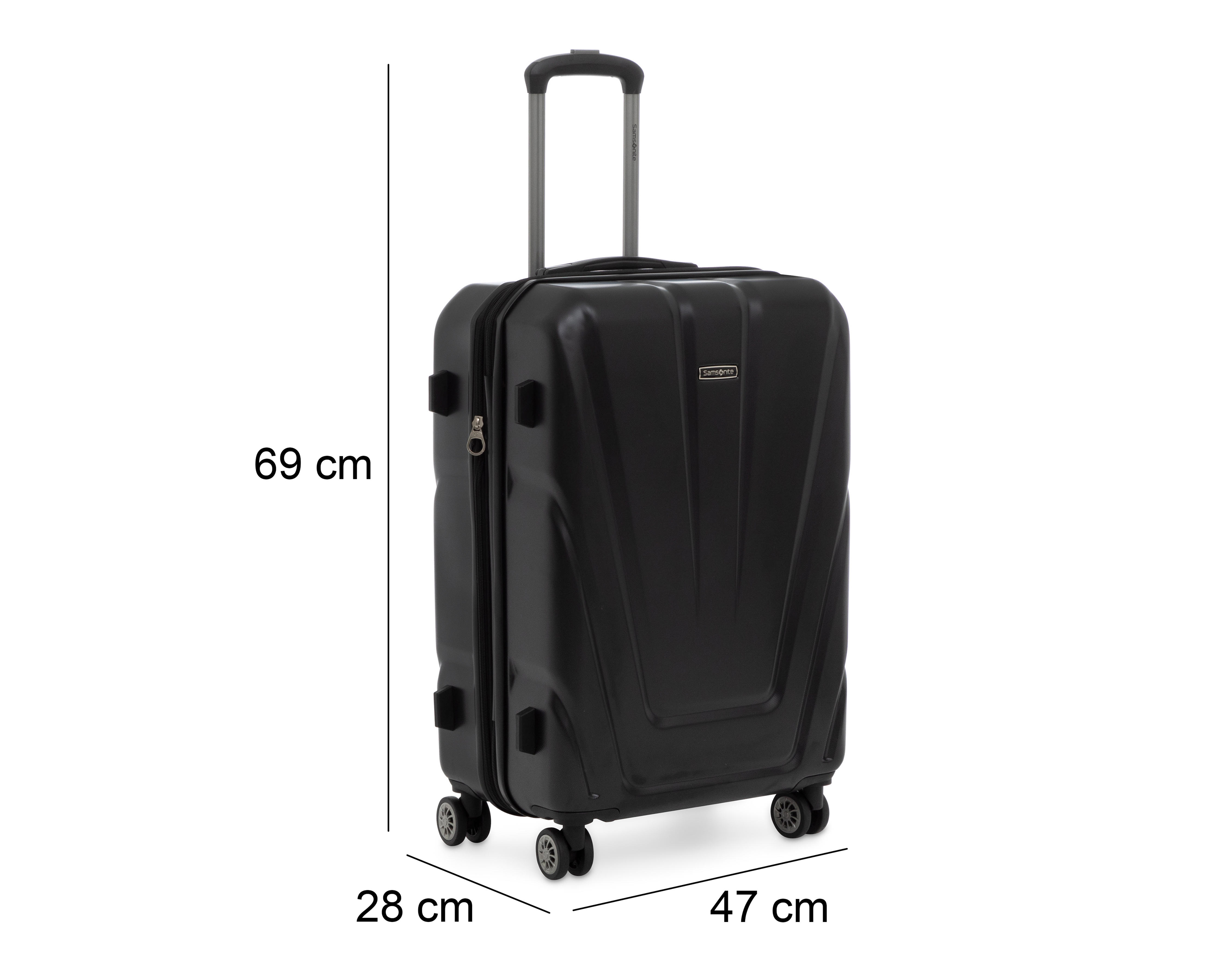 Foto 7 | Foto 7 | Maleta Vertical Samsonite Vegas 24 Pulgadas Negra