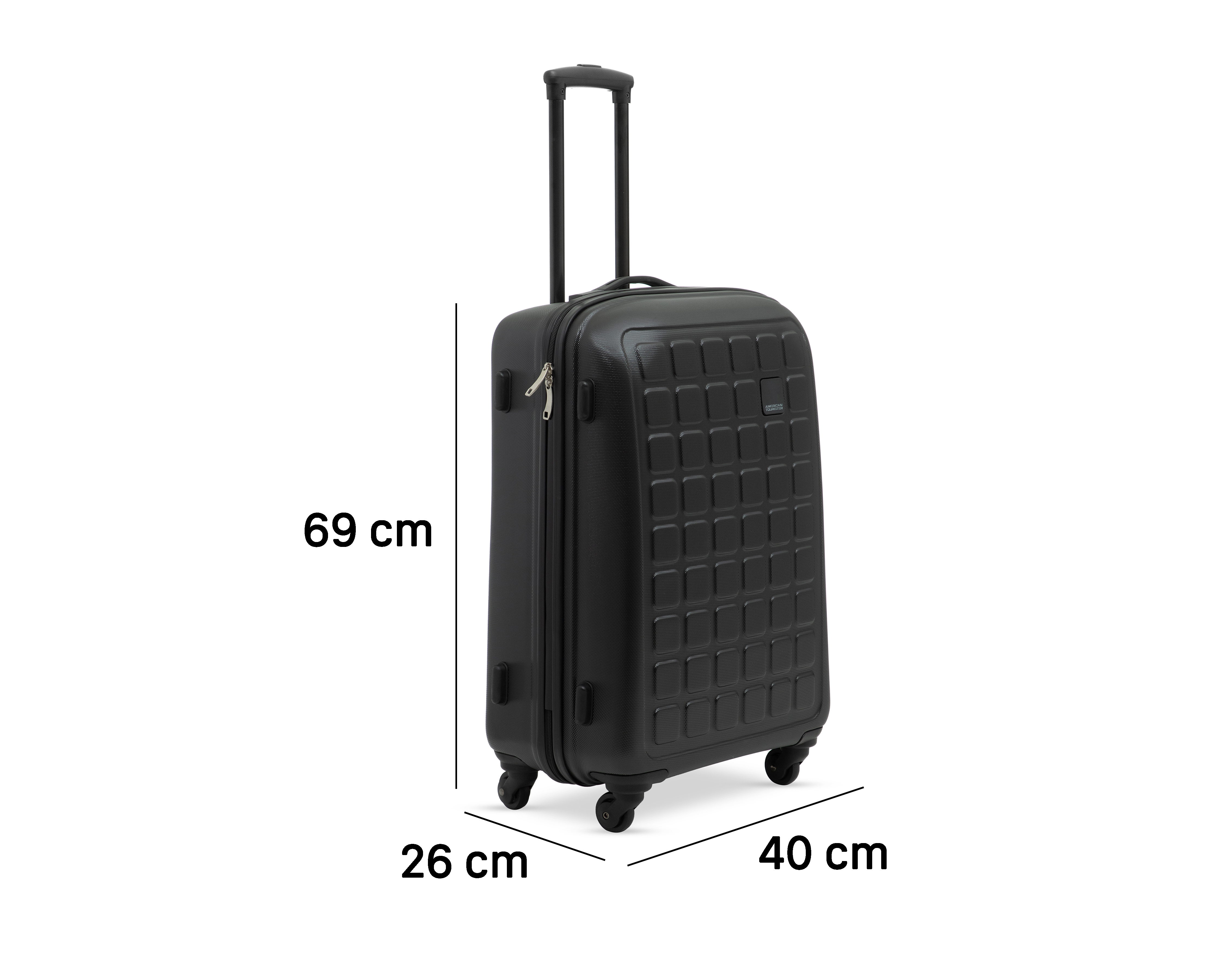 Foto 9 pulgar | Foto 8 | Maleta con Ruedas American Tourister Cirrus 24 Pulgadas Negra