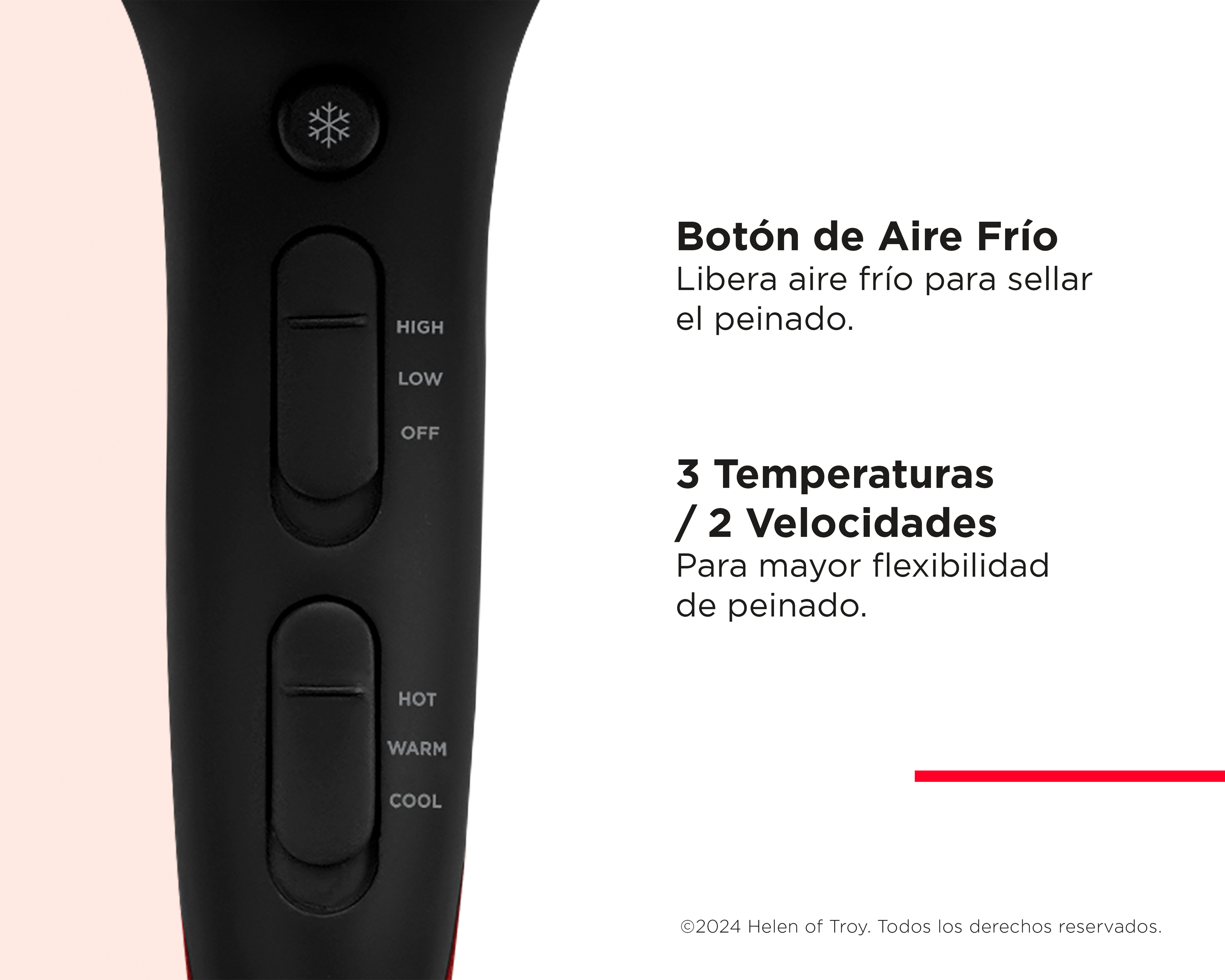 Foto 5 | Foto 5 | Secadora de Cabello Revlon Smoothstay 2 Velocidades