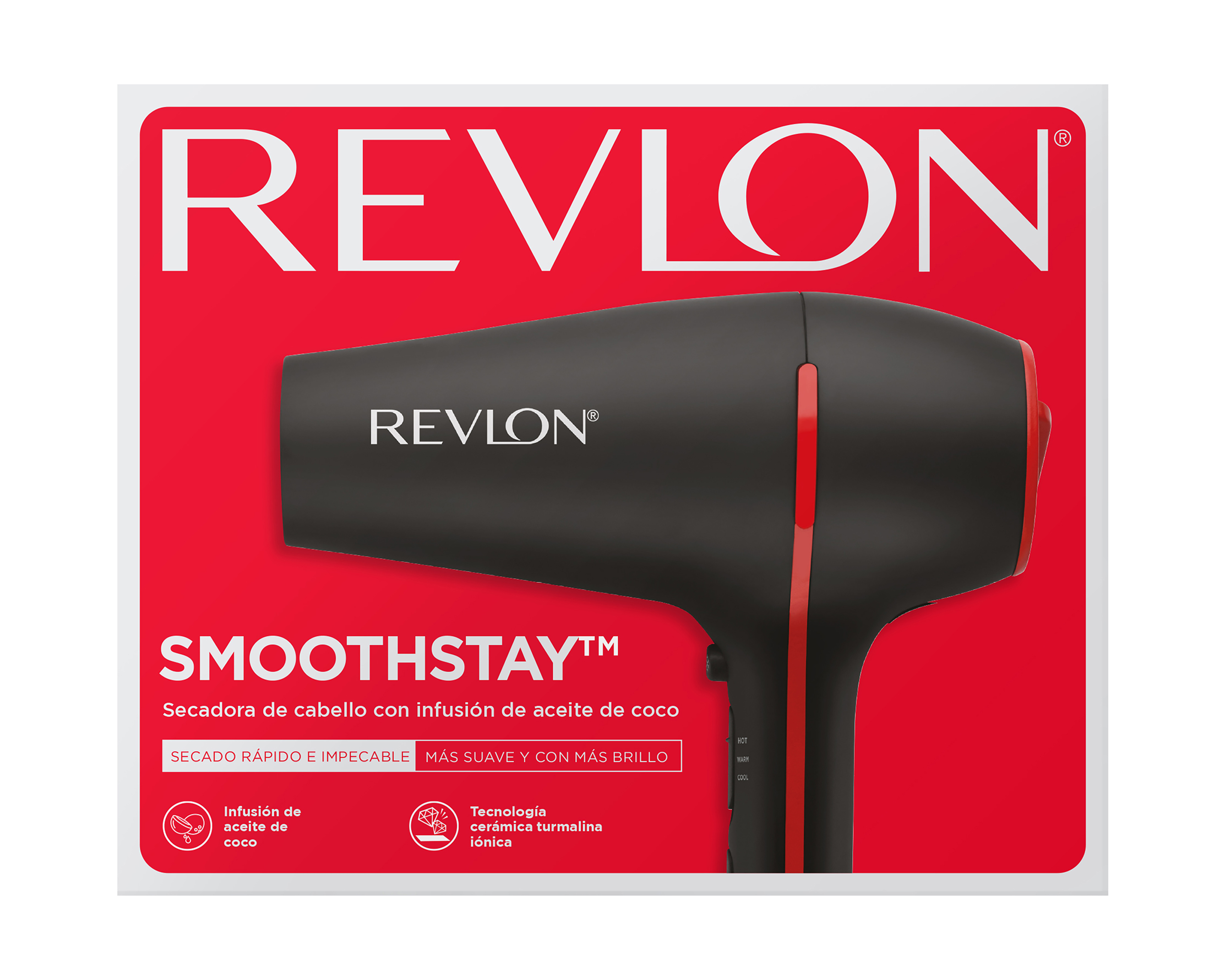 Foto 7 pulgar | Foto 6 | Secadora de Cabello Revlon Smoothstay 2 Velocidades