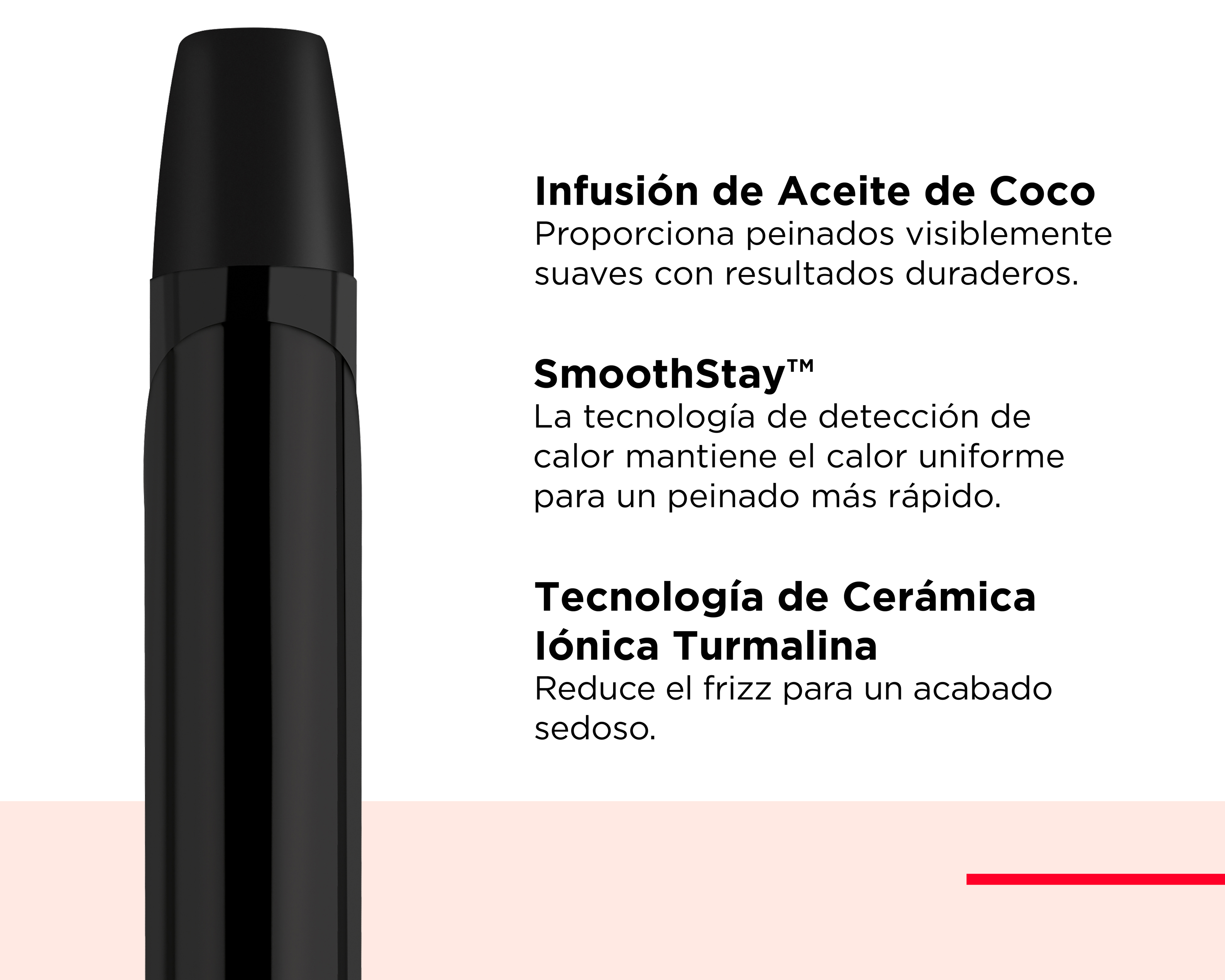 Foto 5 pulgar | Foto 4 | Tenaza Revlon Smoothstay con Infusión de Aceite de Coco