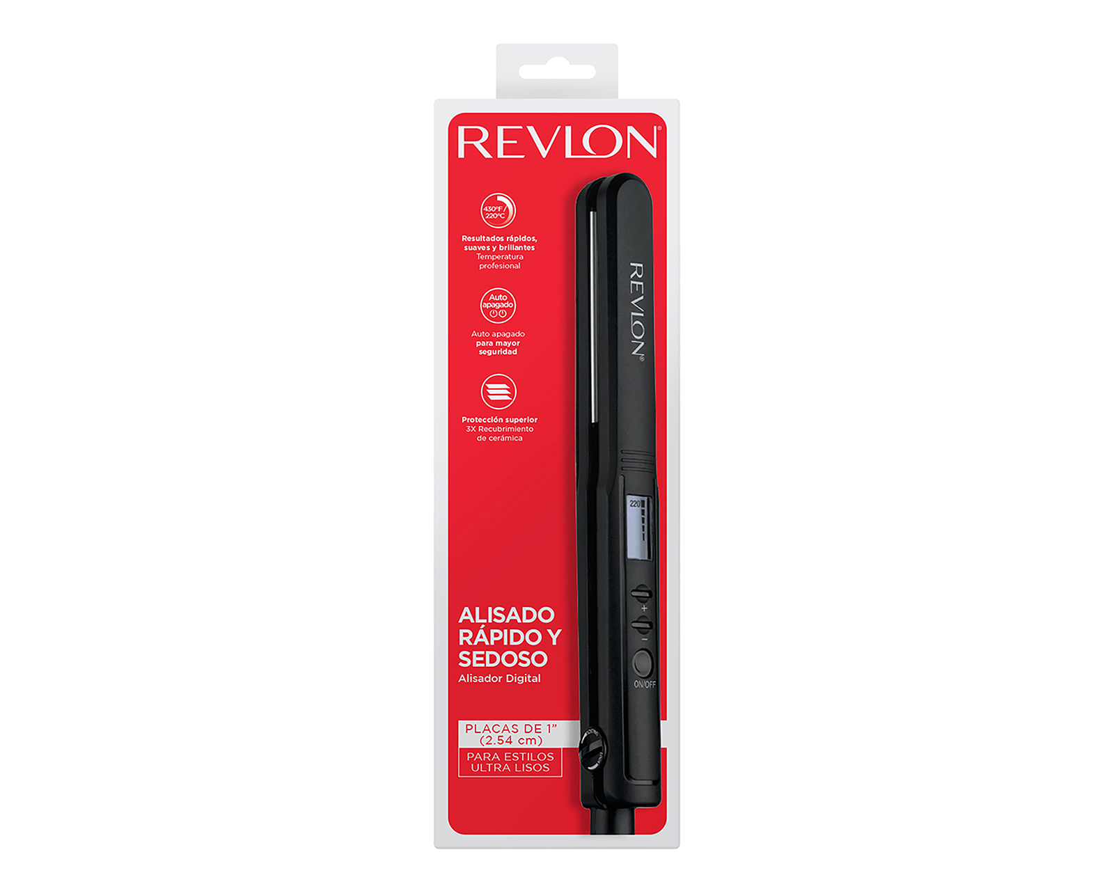 Foto 5 pulgar | Foto 4 | Plancha de Cabello Revlon Lacio Perfecto Cerámica