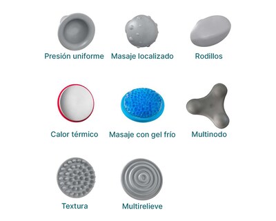 Foto 6 | Foto 6 | Masajeador Homedics Thera-P Hot and Cold Massager con 9 Cabezales