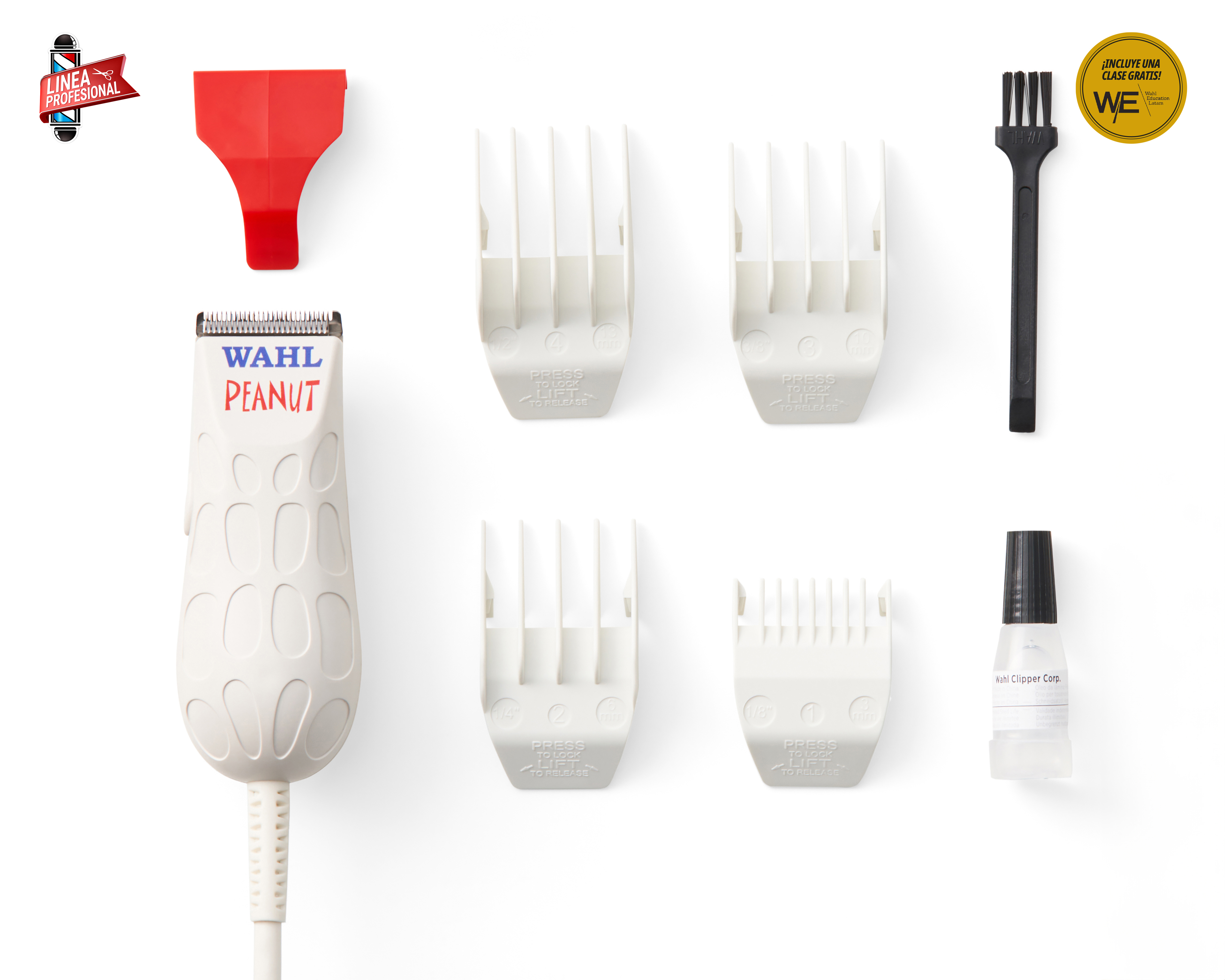 Foto 3 | Foto 3 | Recortadora Wahl Peanut con Accesorios + Curso Virtual de Barbería