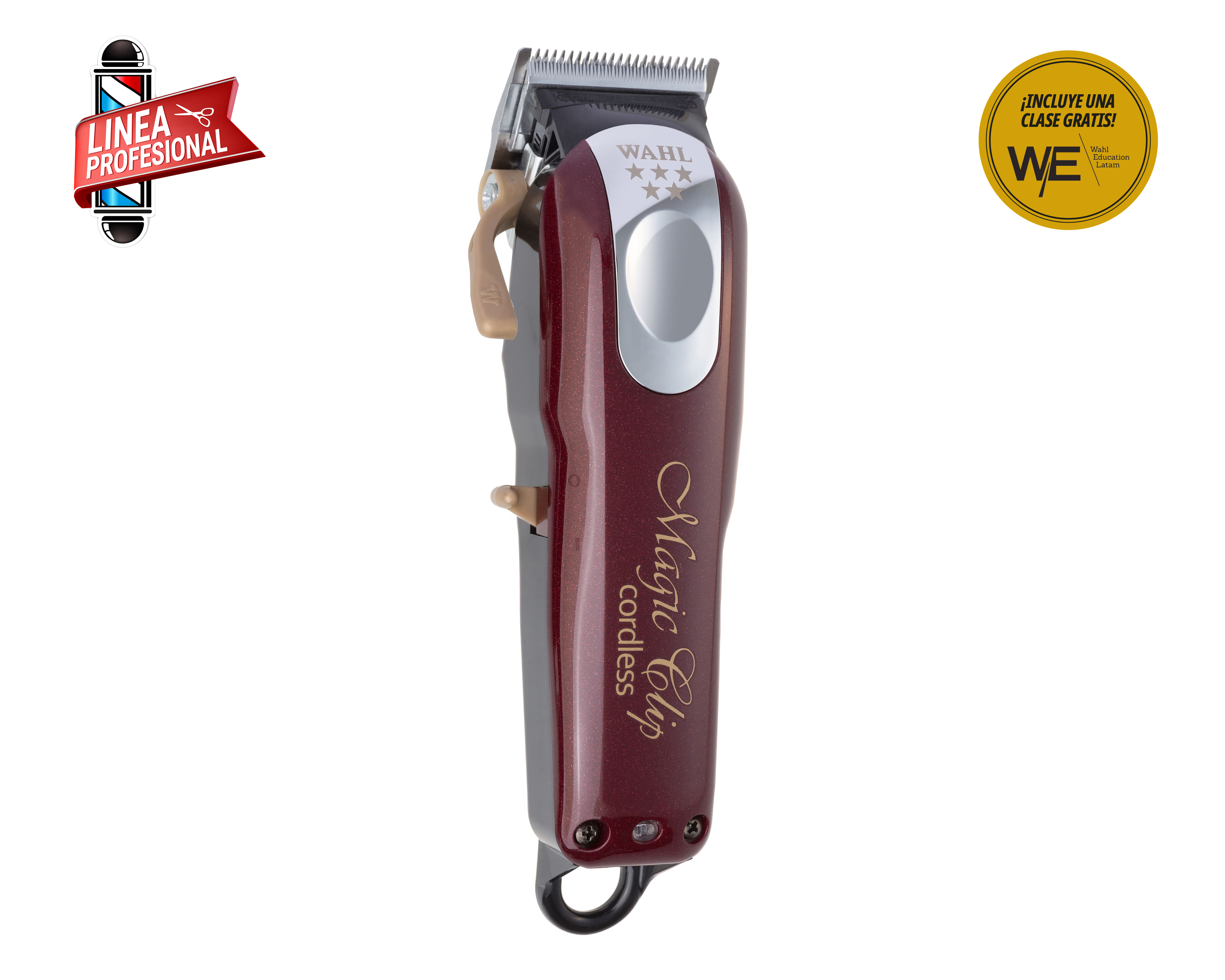 Foto 4 pulgar | Foto 3 | Cortadora de Cabello Wahl Magic Clip Recargable Alámbrica 11 Piezas + Curso Virtual de Barbería