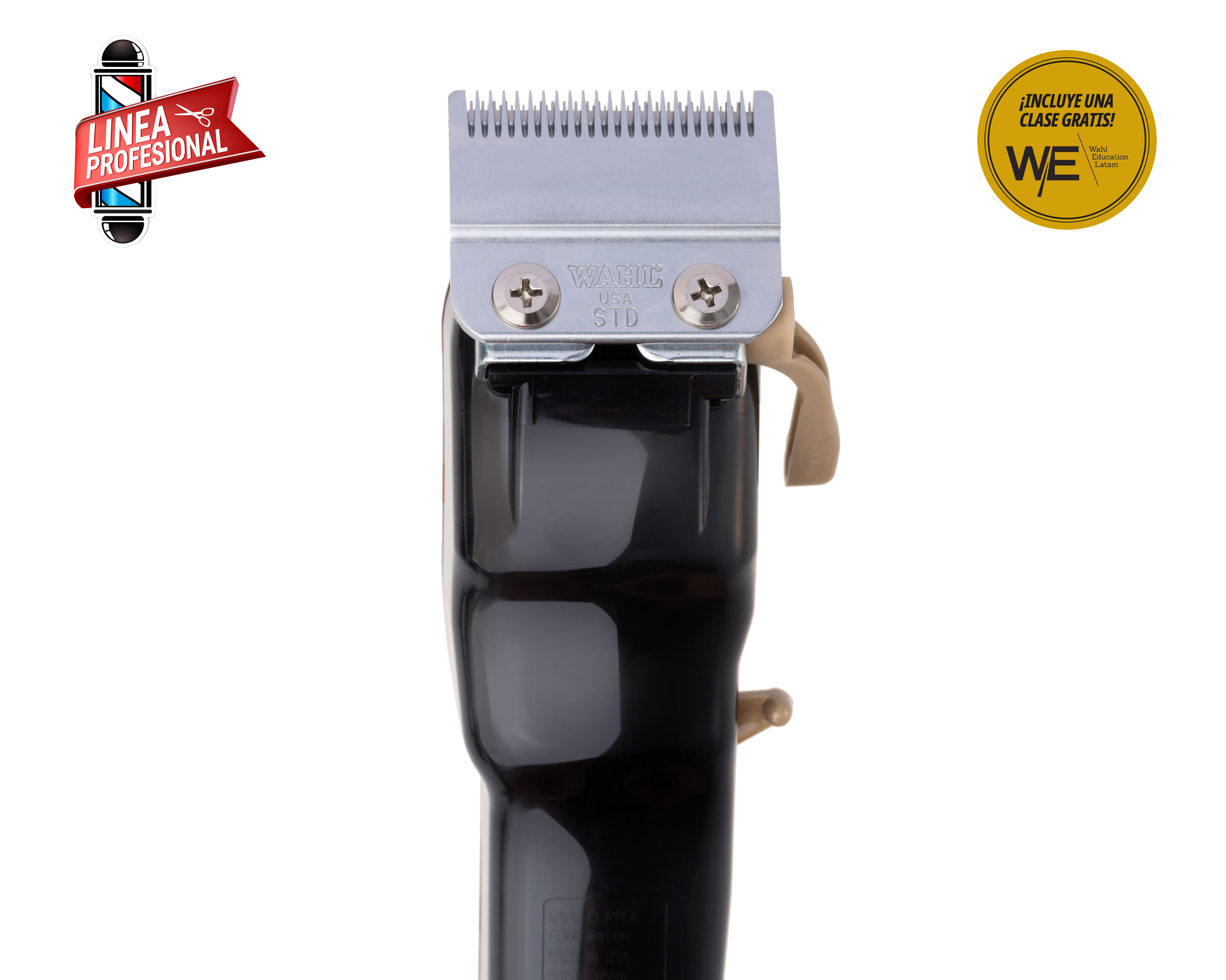 Foto 5 pulgar | Foto 4 | Cortadora de Cabello Wahl Magic Clip Recargable Alámbrica 11 Piezas + Curso Virtual de Barbería