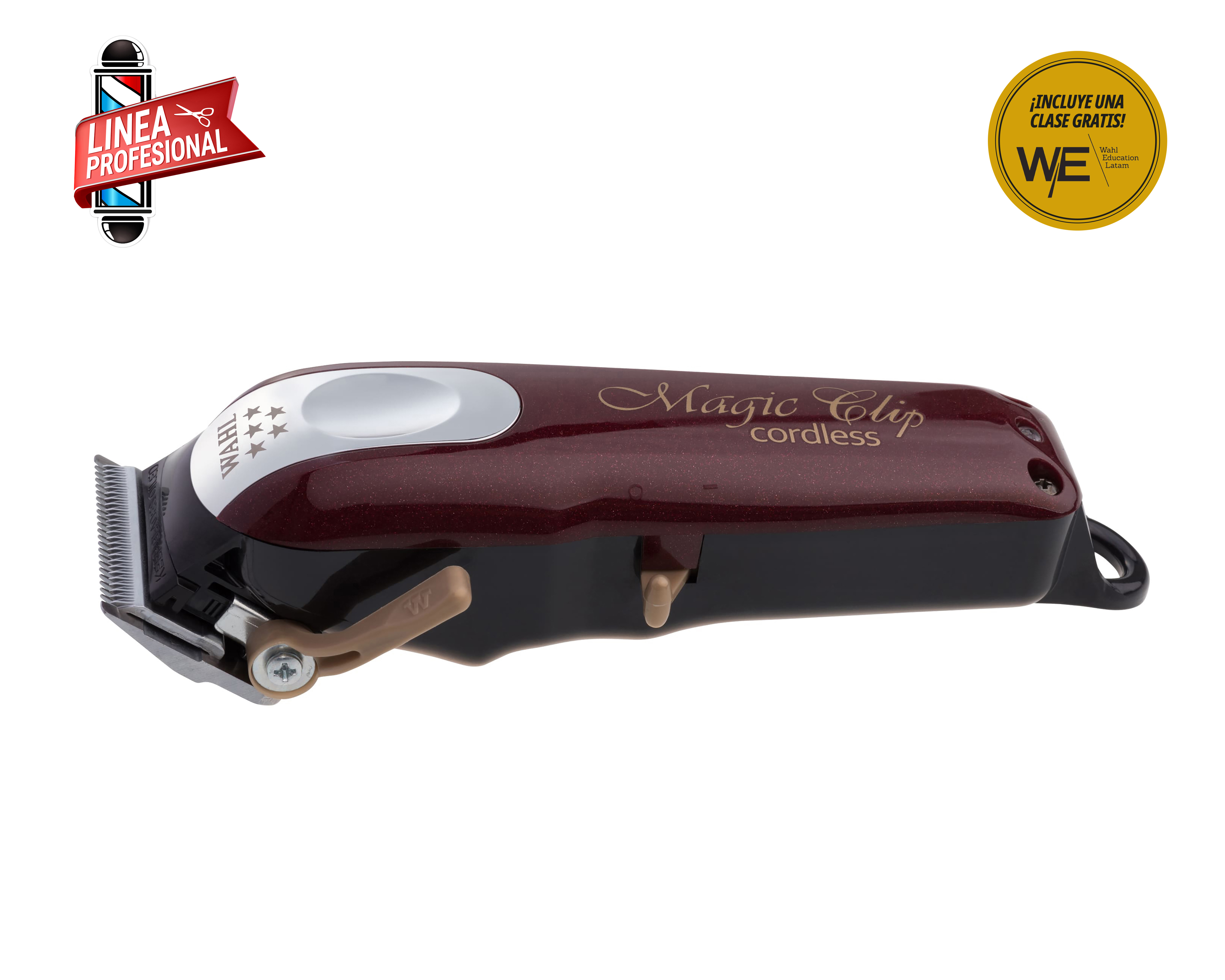 Foto 5 | Foto 5 | Cortadora de Cabello Wahl Magic Clip Recargable Alámbrica 11 Piezas + Curso Virtual de Barbería