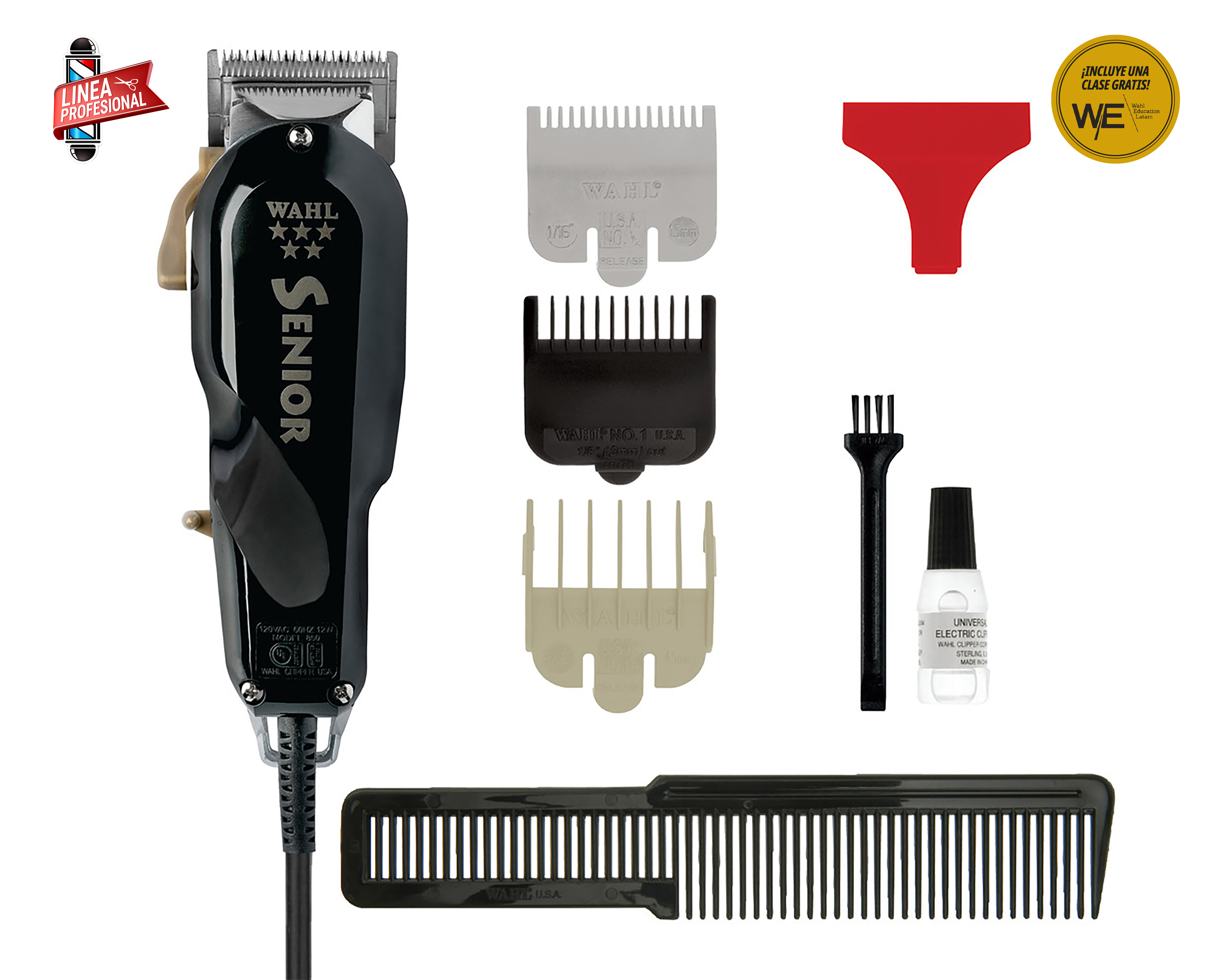 Foto 3 | Foto 3 | Recortadora Wahl Senior con Accesorios + Curso Virtual de Barbería