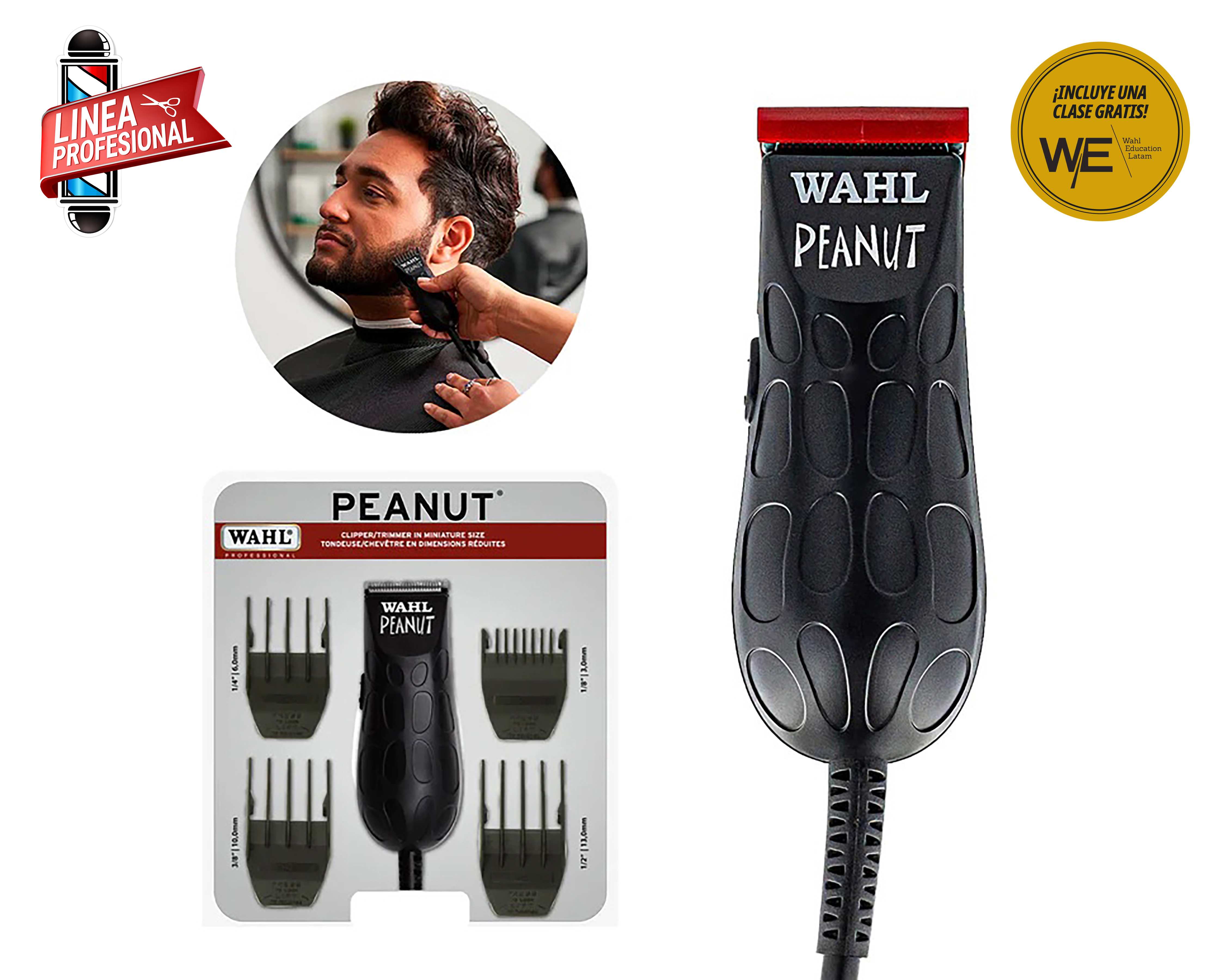 Foto 4 | Foto 4 | Recortadora Wahl Peanut con Accesorios + Curso Virtual de Barbería
