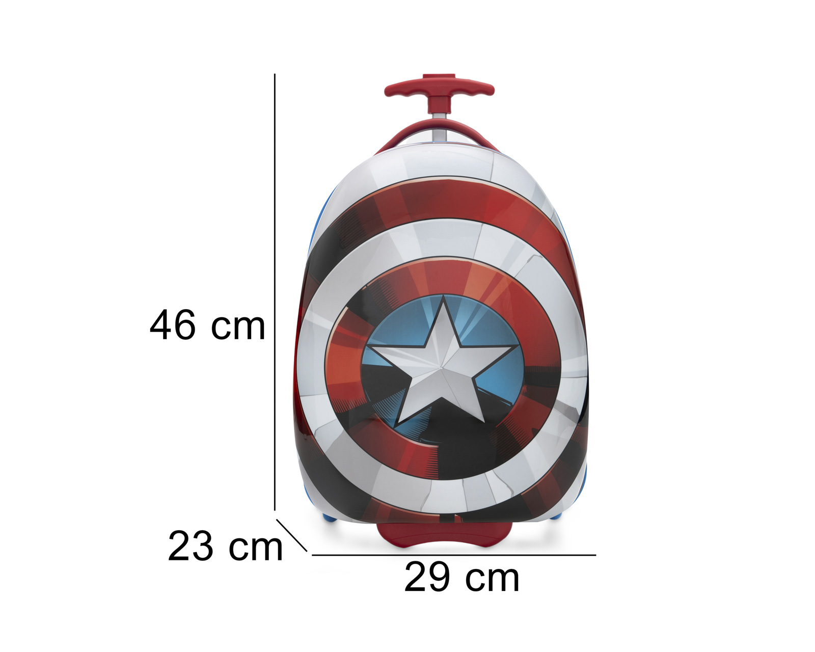 Foto 8 | Foto 8 | Maleta Infantil Marvel Capitan America 16 Pulgadas