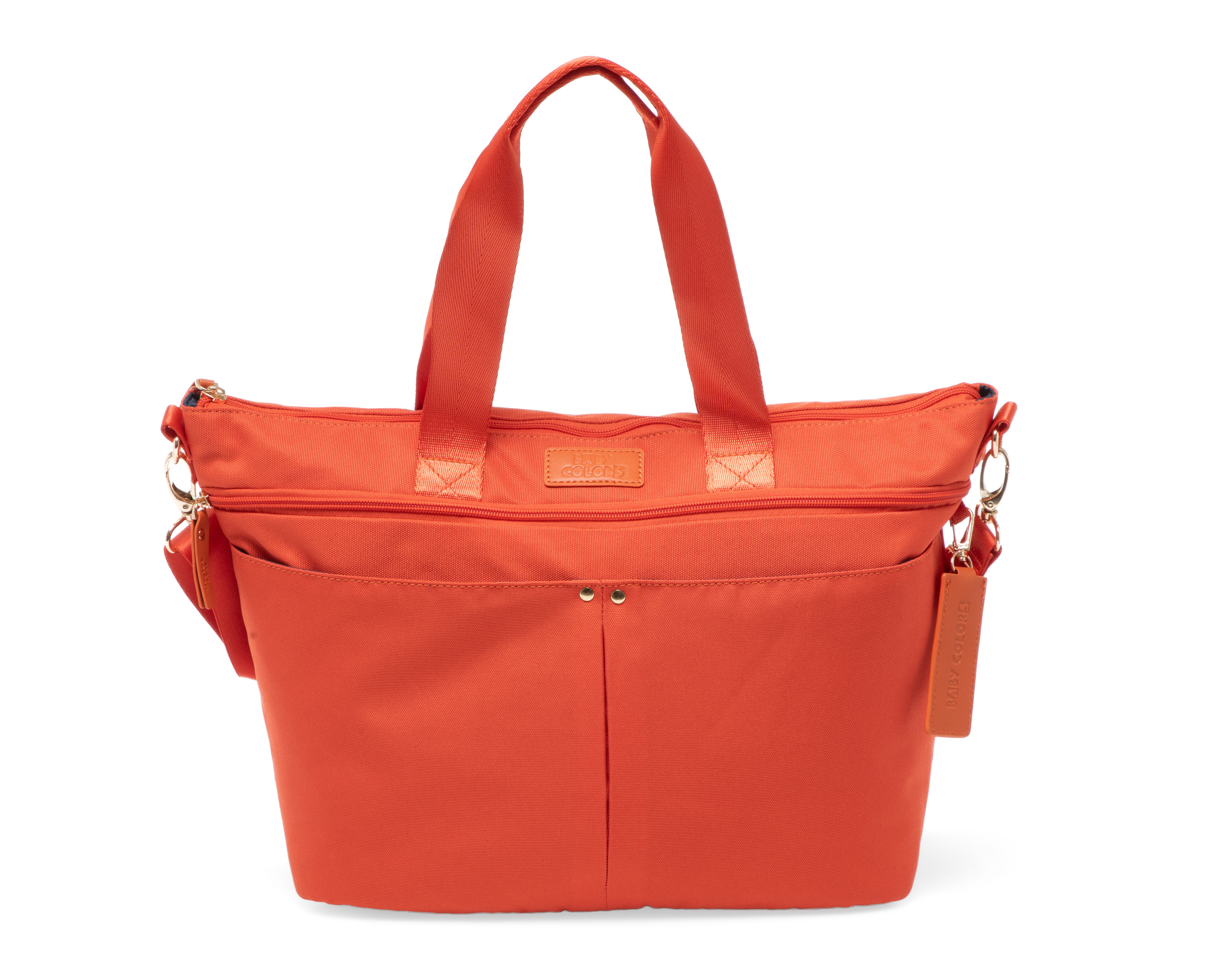 Foto 2 | Foto 2 | Pañalera Baby Colors Rainbow Naranja con Cambiador Portátil para Bebé