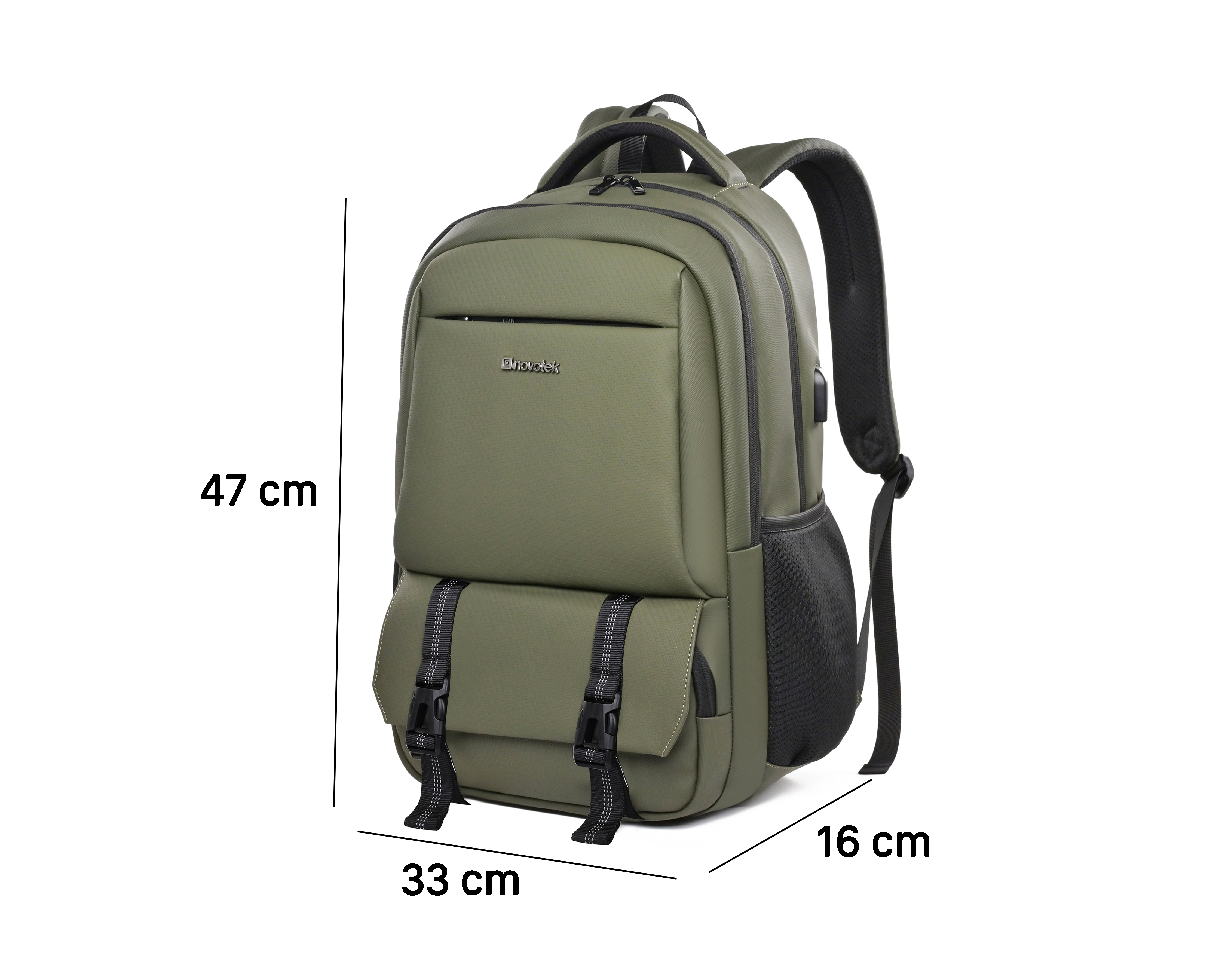 Foto 11 pulgar | Foto 10 | Mochila para Laptop Novotek Ventura 15.6 Pulgadas Verde